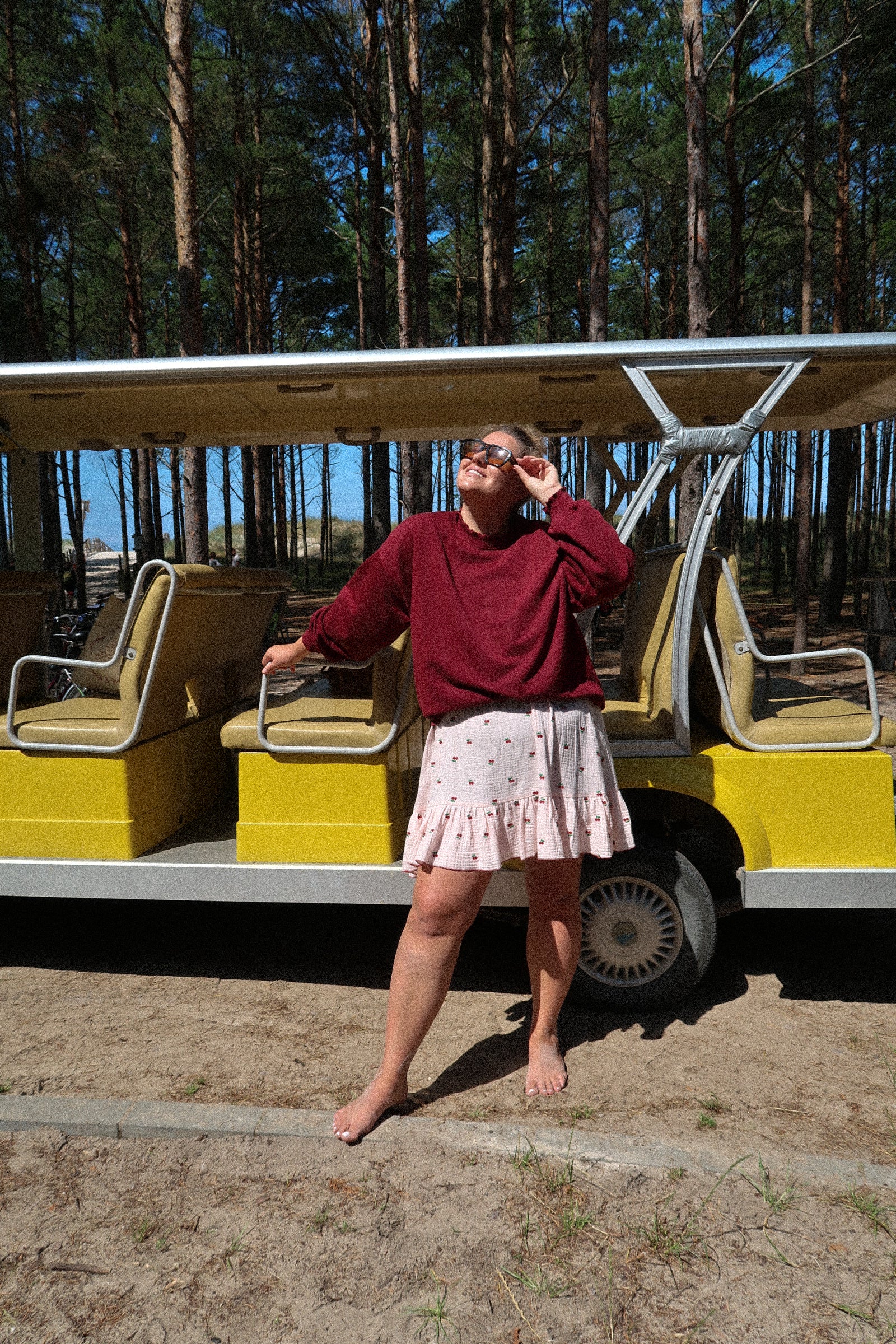 Crewneck Ribbed Bordo