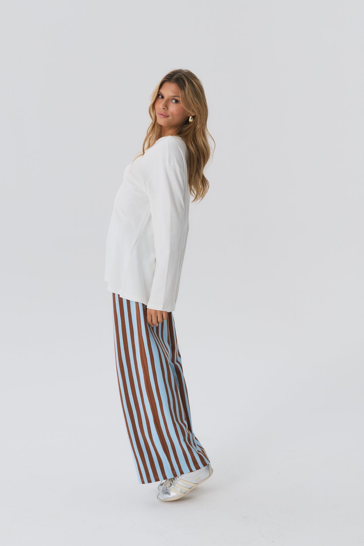 Spodnie Stripes Brown&Blue