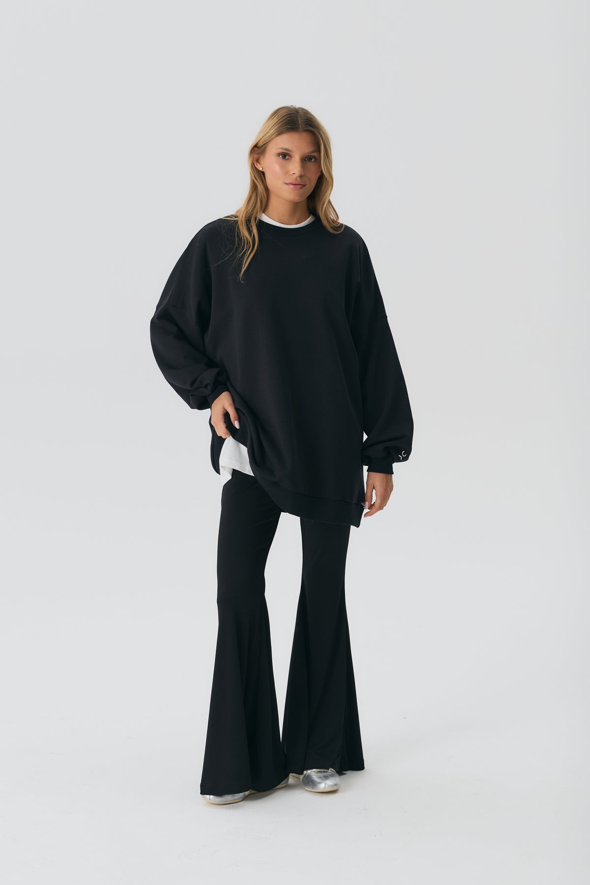 Spodnie Flare Gia Black