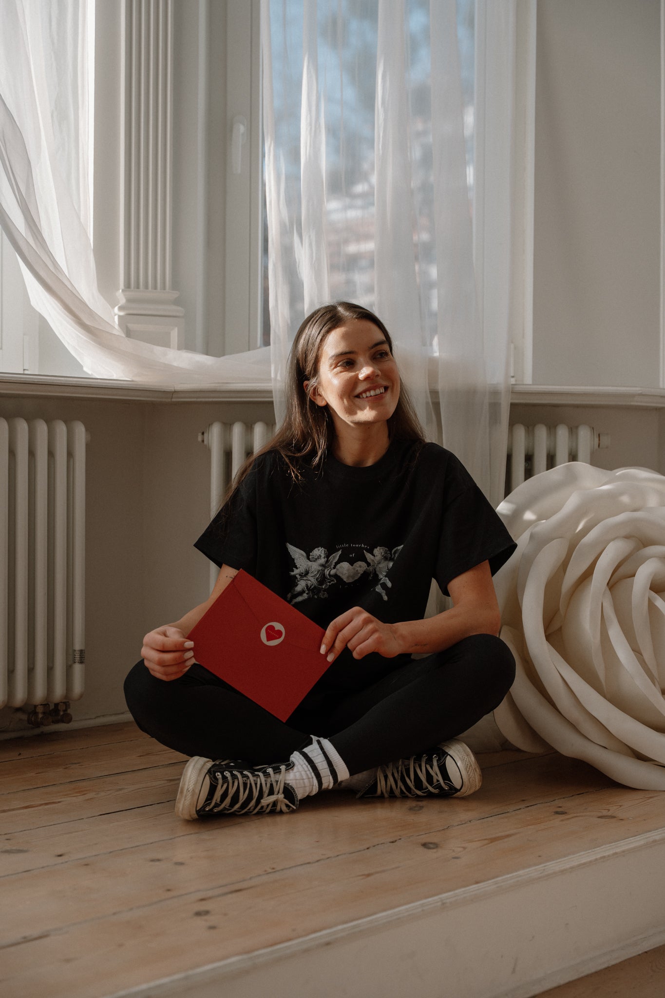 T-shirt Box Angels Black