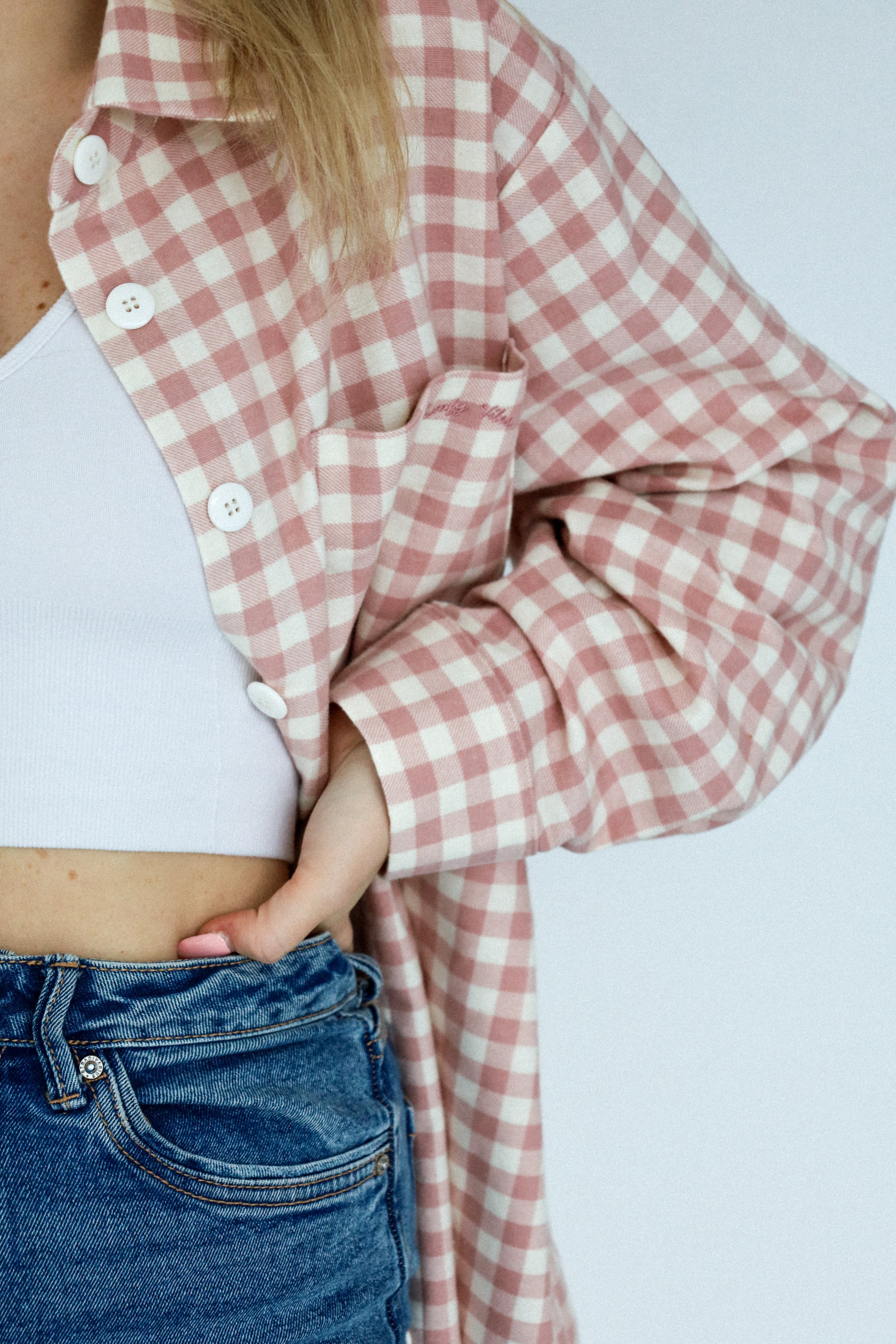 Koszula Flanelowa Pink