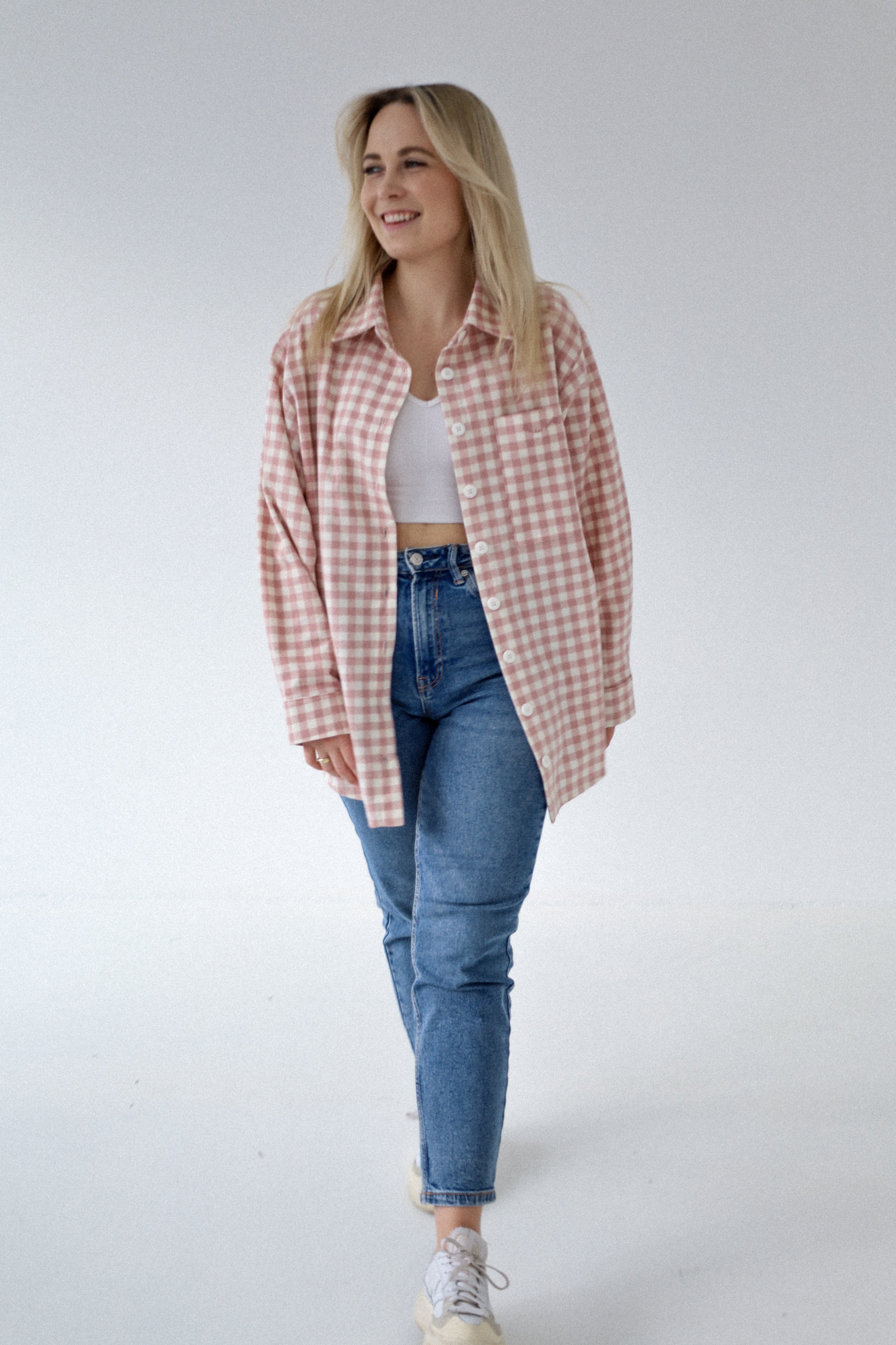 Koszula Flanelowa Pink