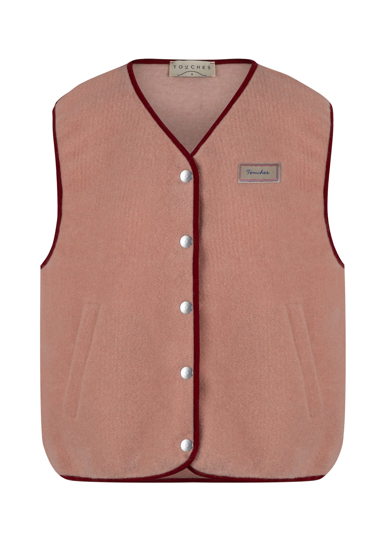Merino Vest Rose