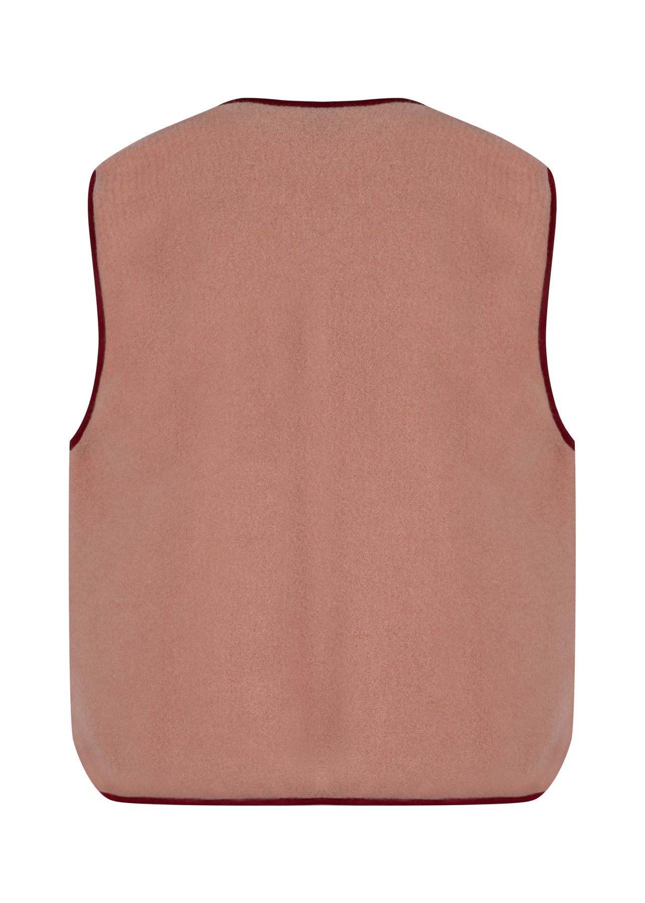 Merino Vest Rose