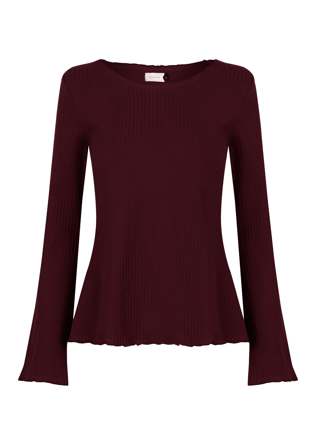 Longsleeve Ribbed Bordo