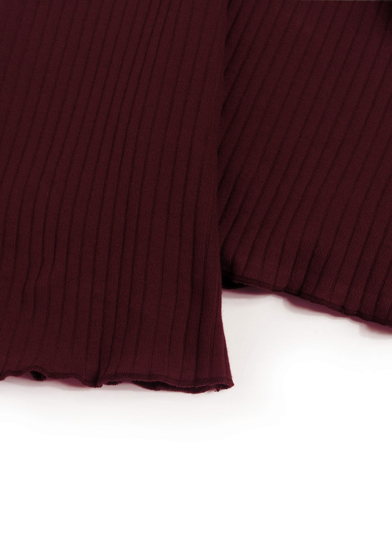 Longsleeve Ribbed Bordo