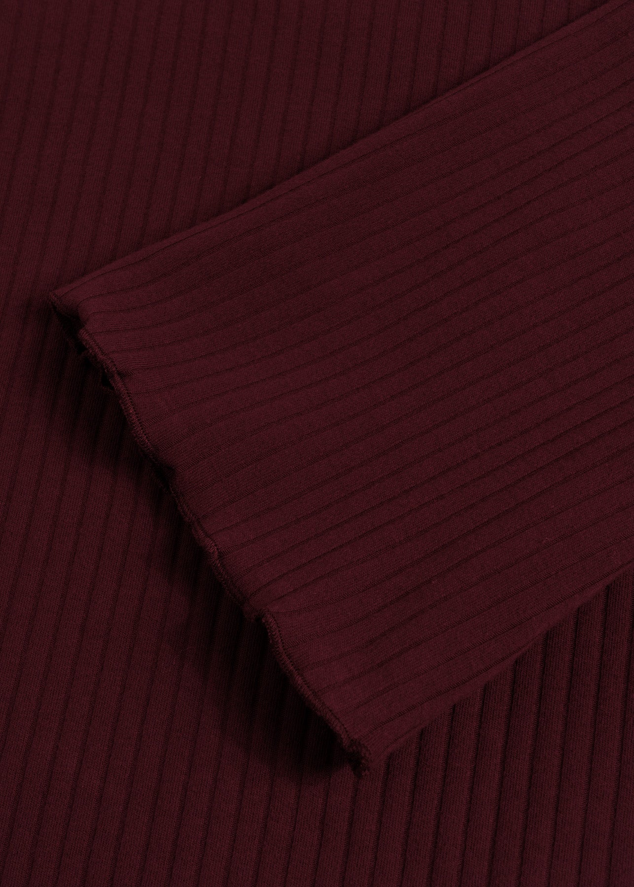 Longsleeve Ribbed Bordo