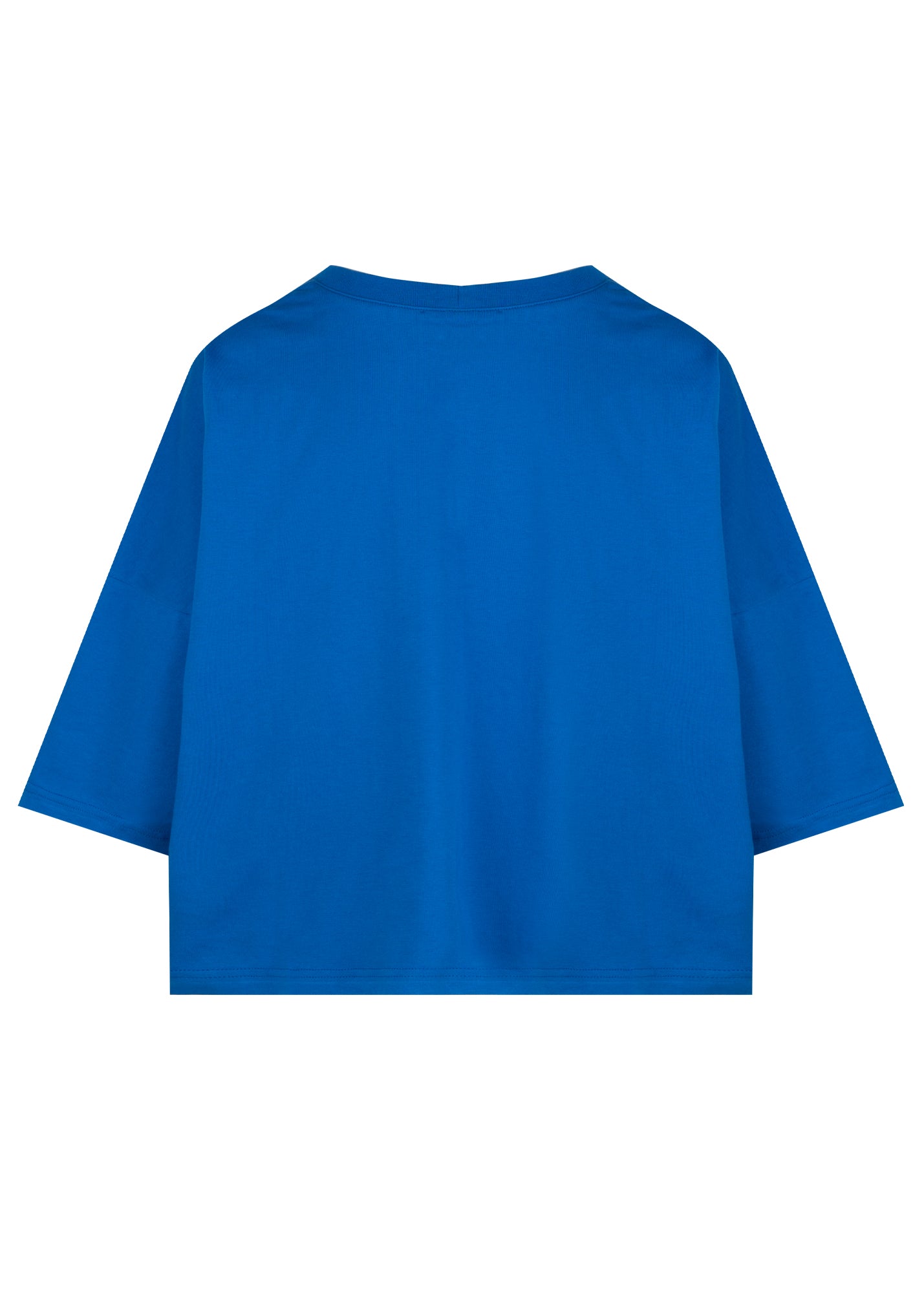 T-shirt Boxy Kobalt
