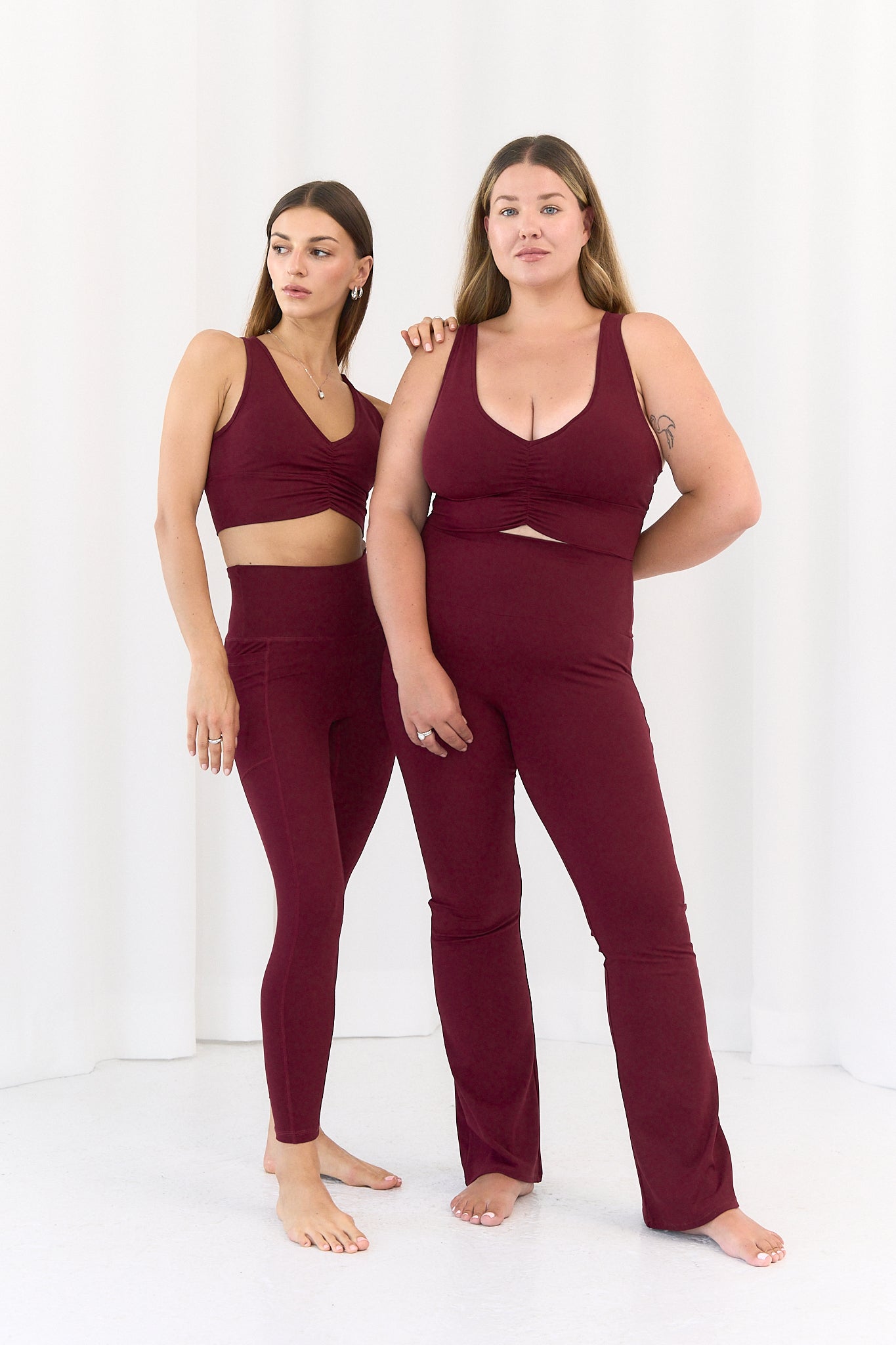 Stanik Comfort Burgund