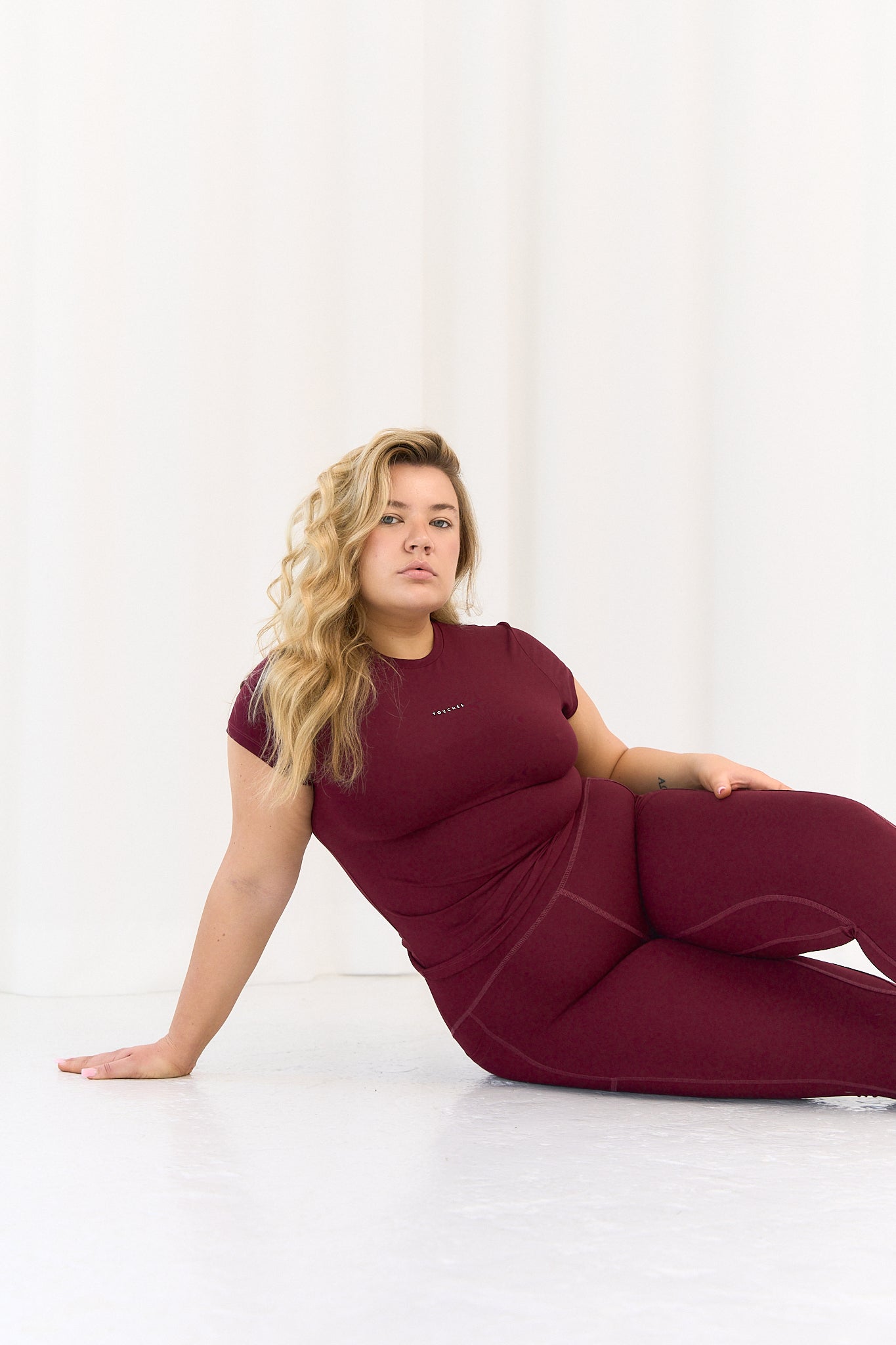 T-shirt Comfort Burgund