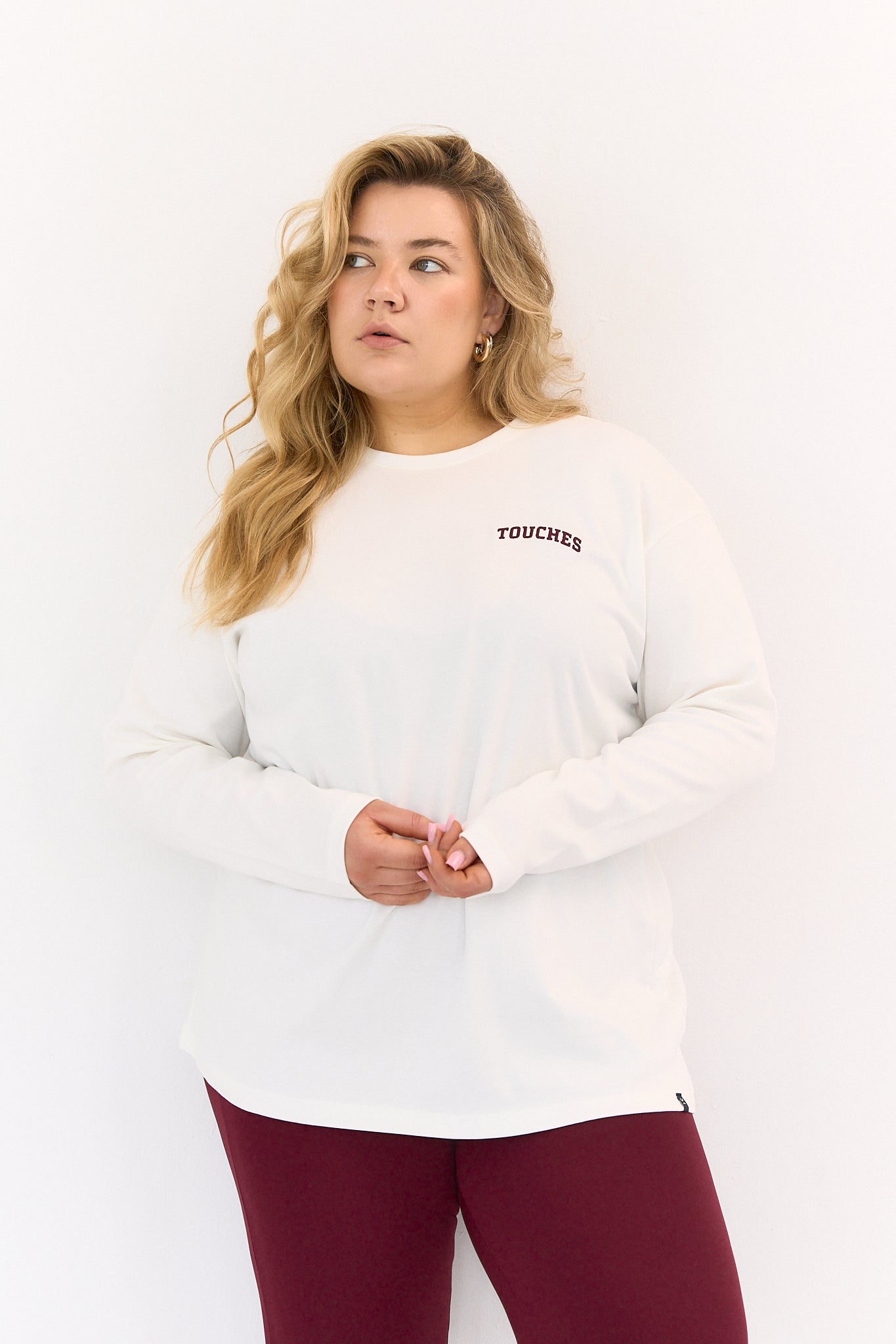 Longsleeve College White