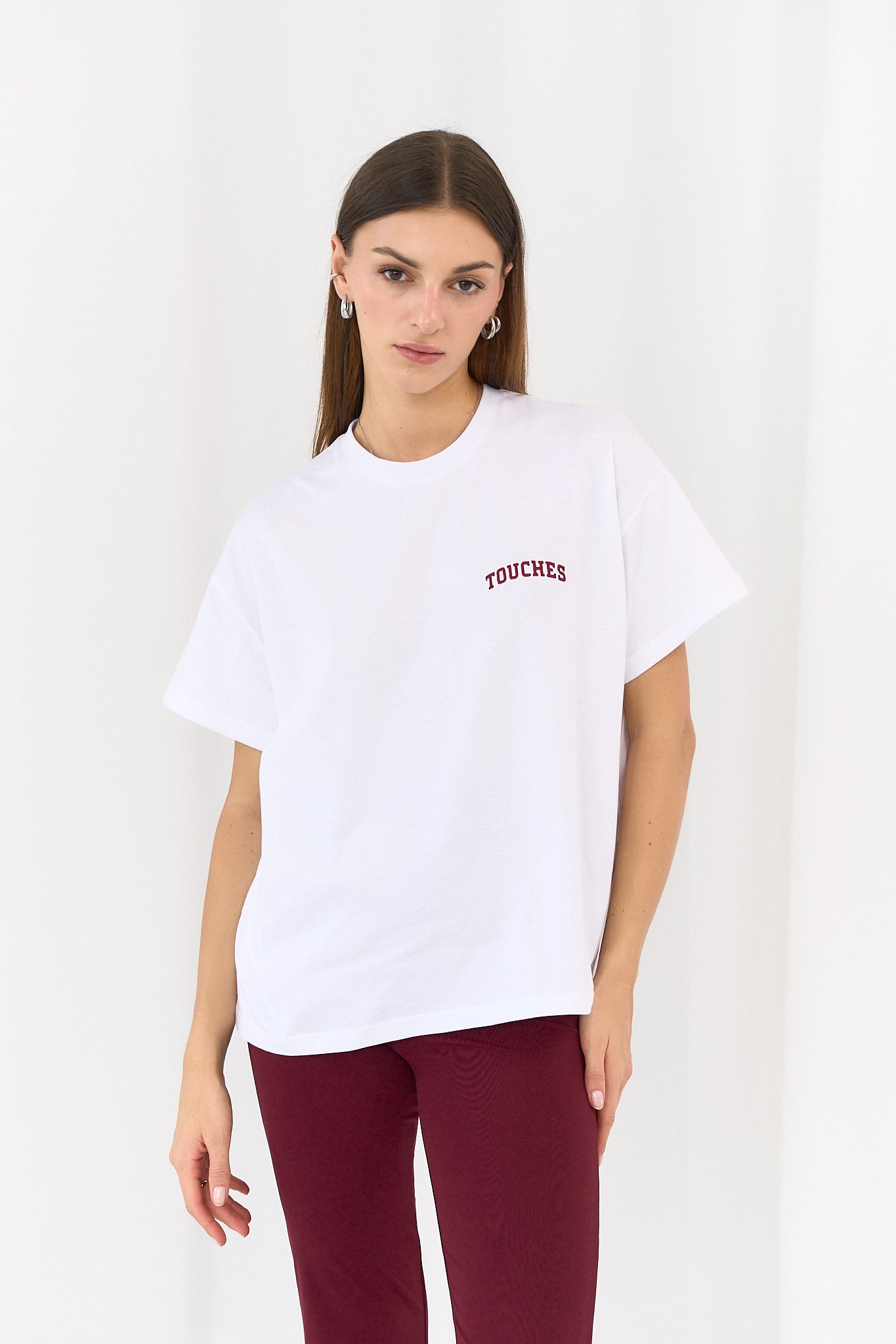 T-shirt Box College White