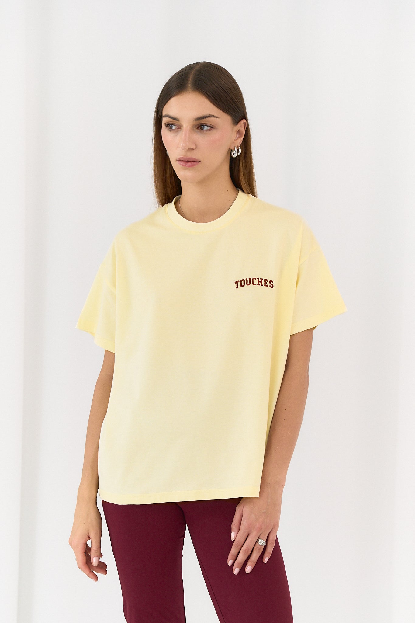 T-shirt Box College Butter Yellow