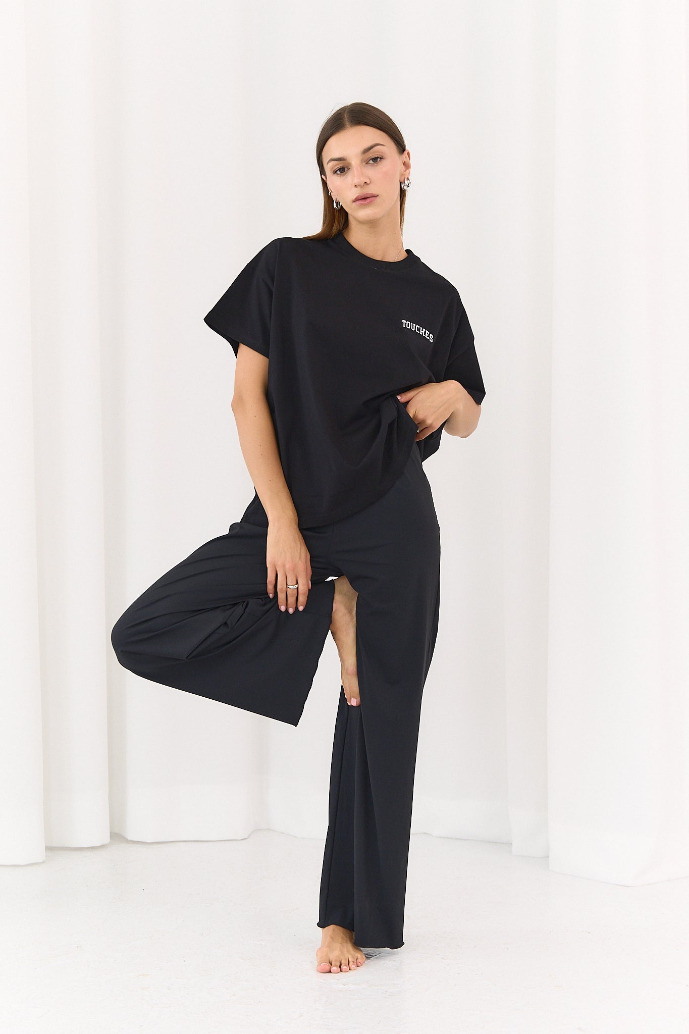 T-shirt Box College Black