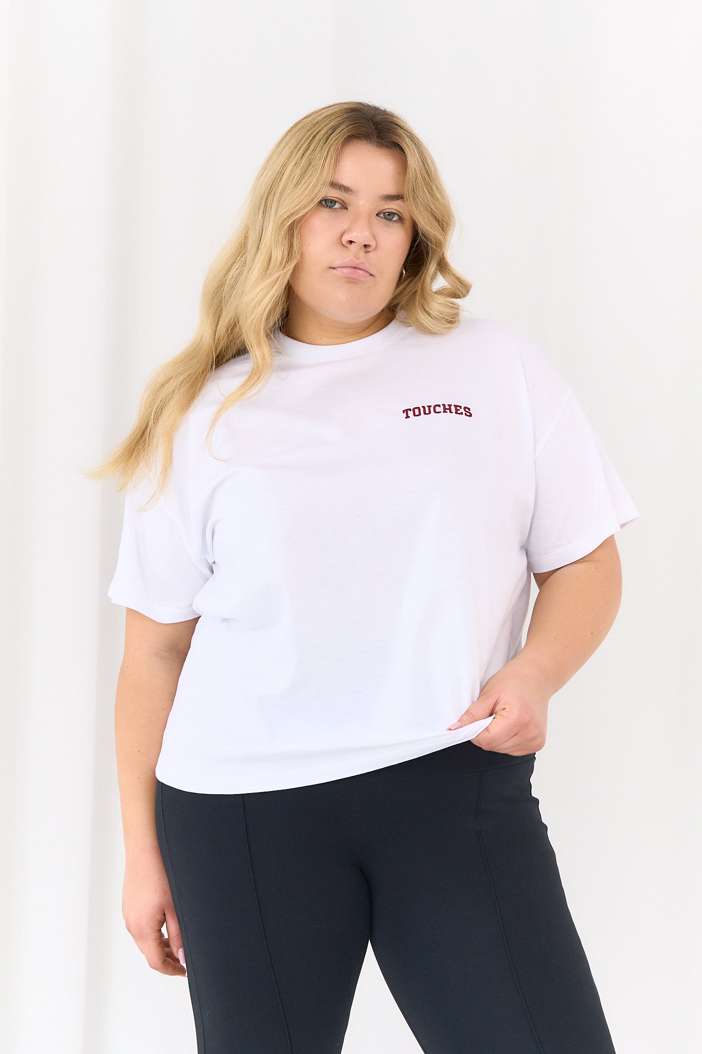 T-shirt Box College White