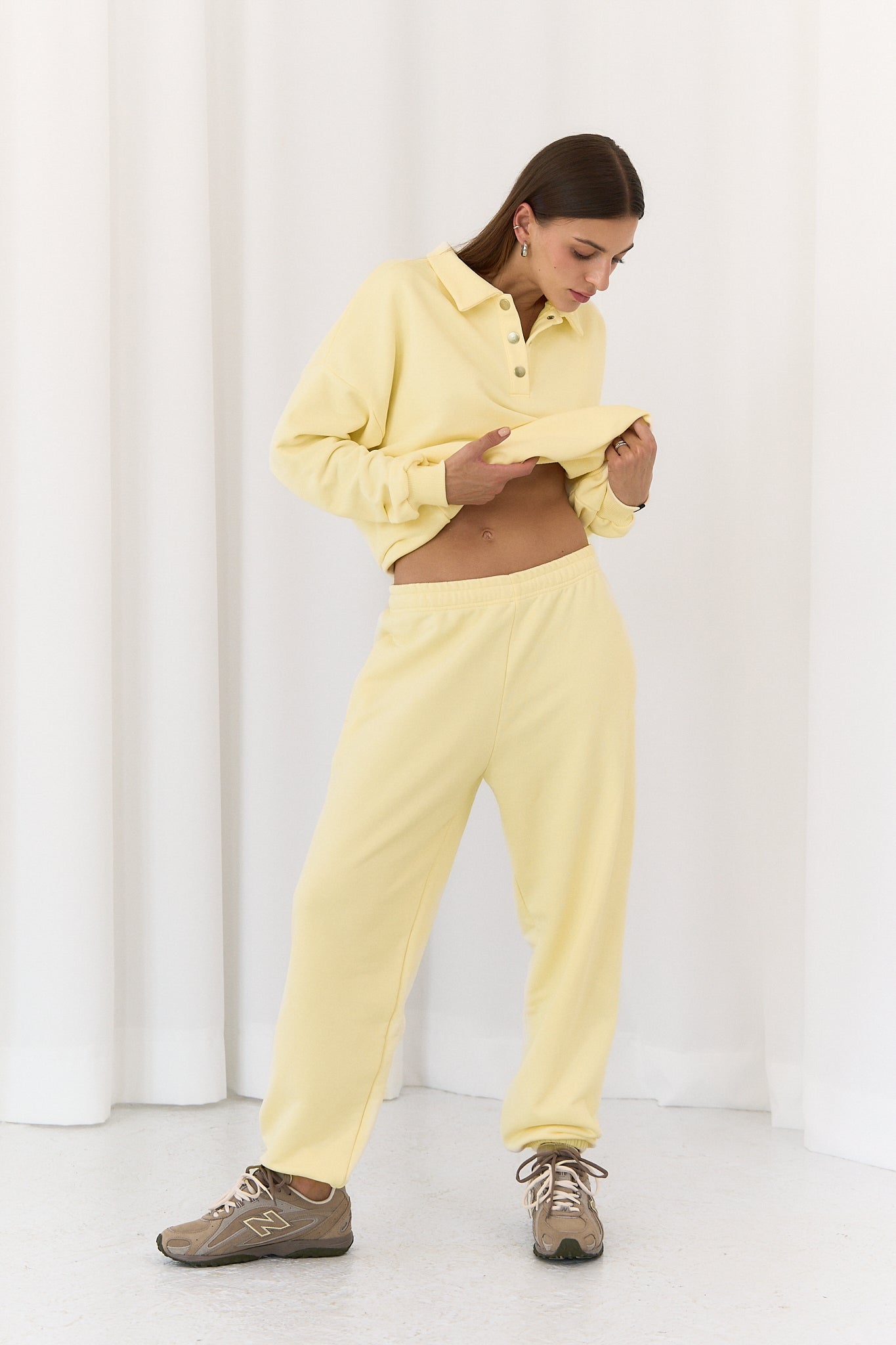 Crewneck Polo Butter Yellow