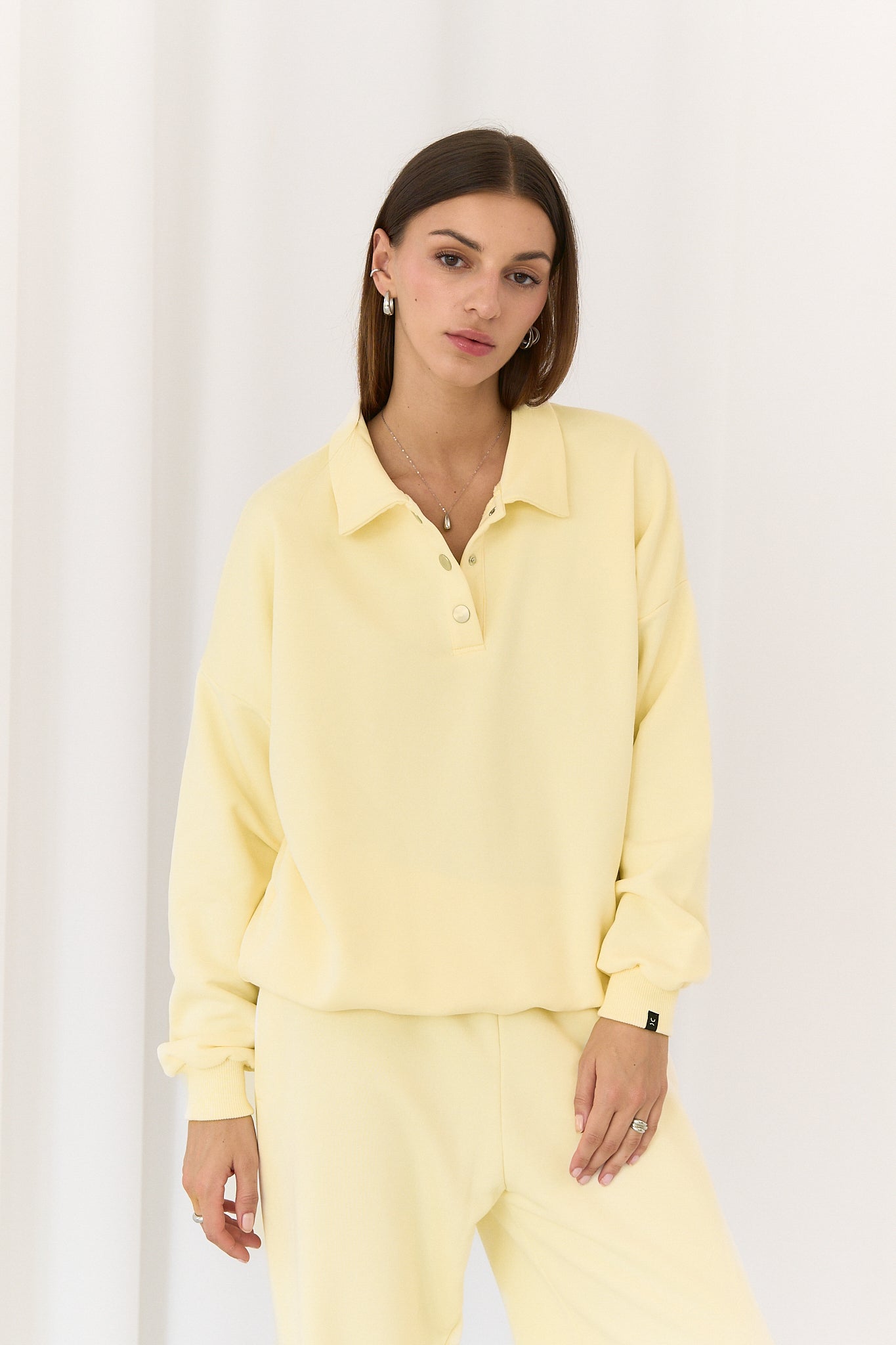 Crewneck Polo Butter Yellow