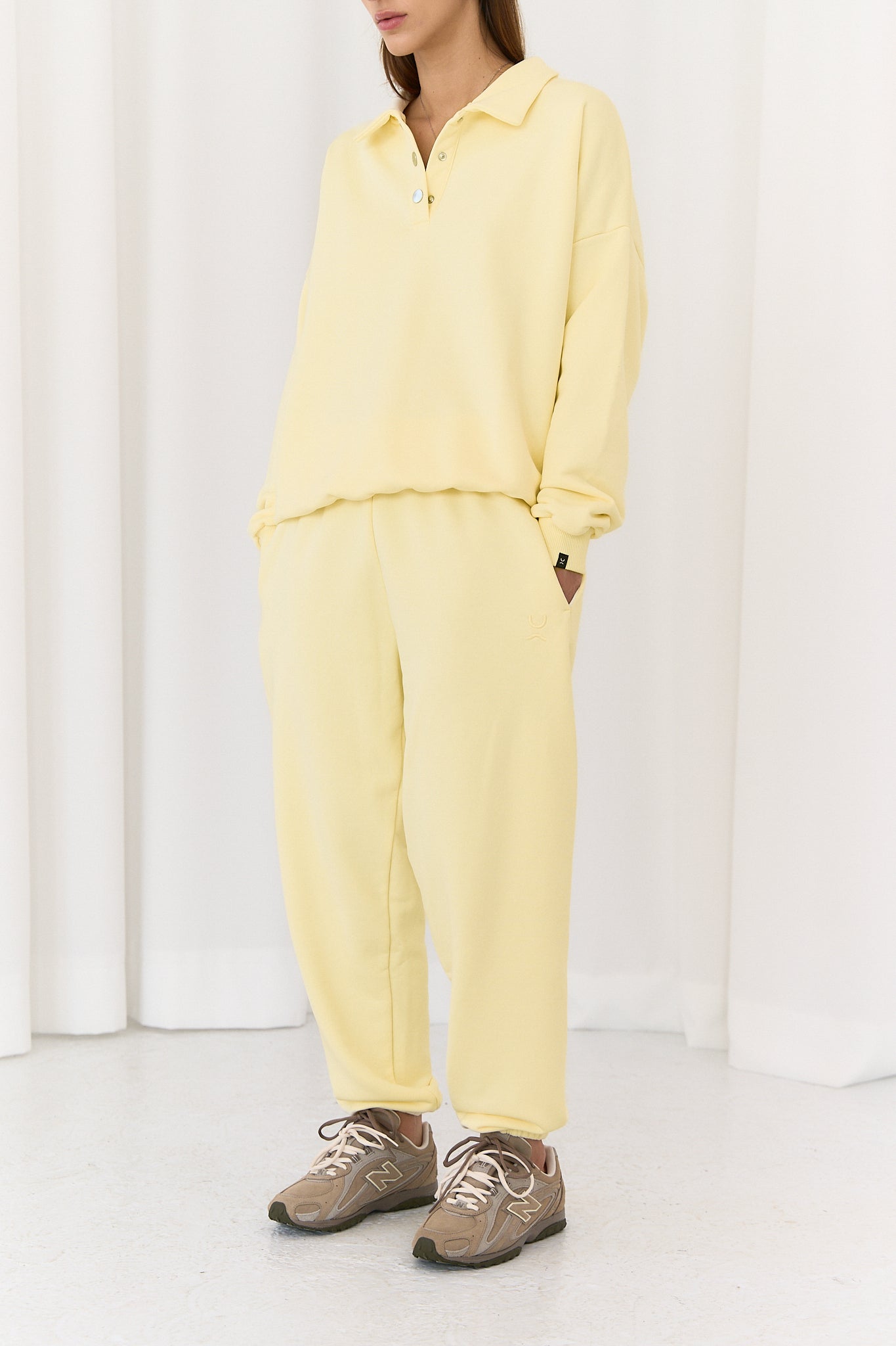 Crewneck Polo Butter Yellow