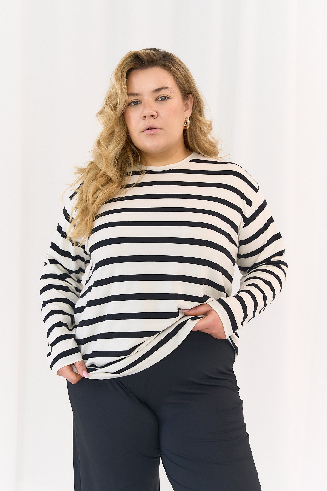 Longsleeve Stripes B&W