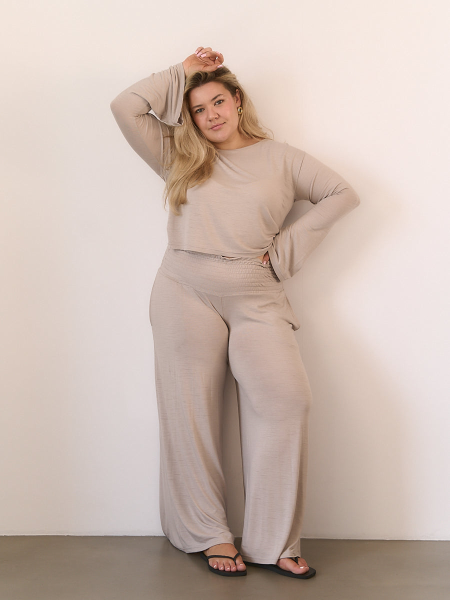 Longsleeve Melbourne Taupe