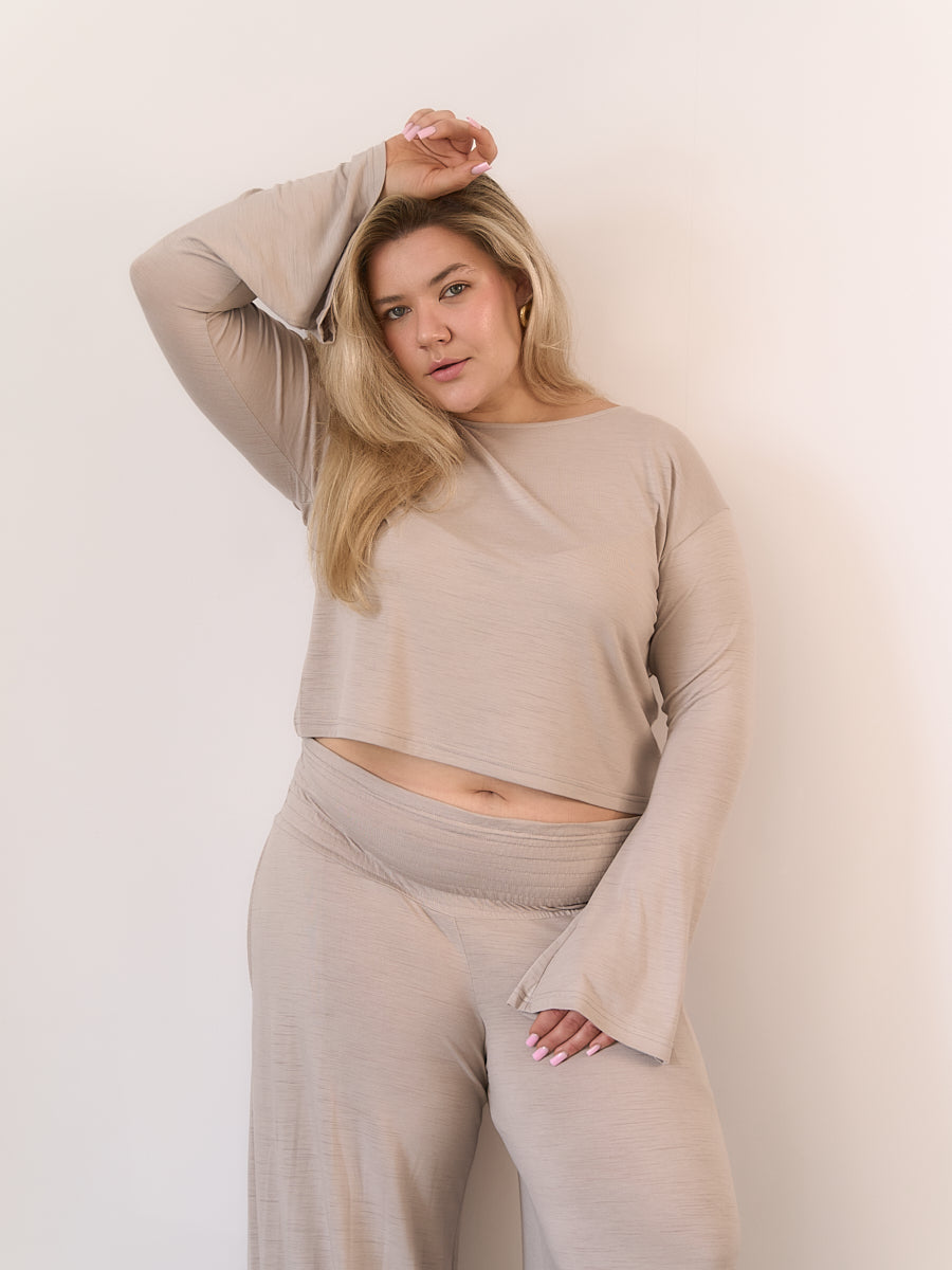 Longsleeve Melbourne Taupe