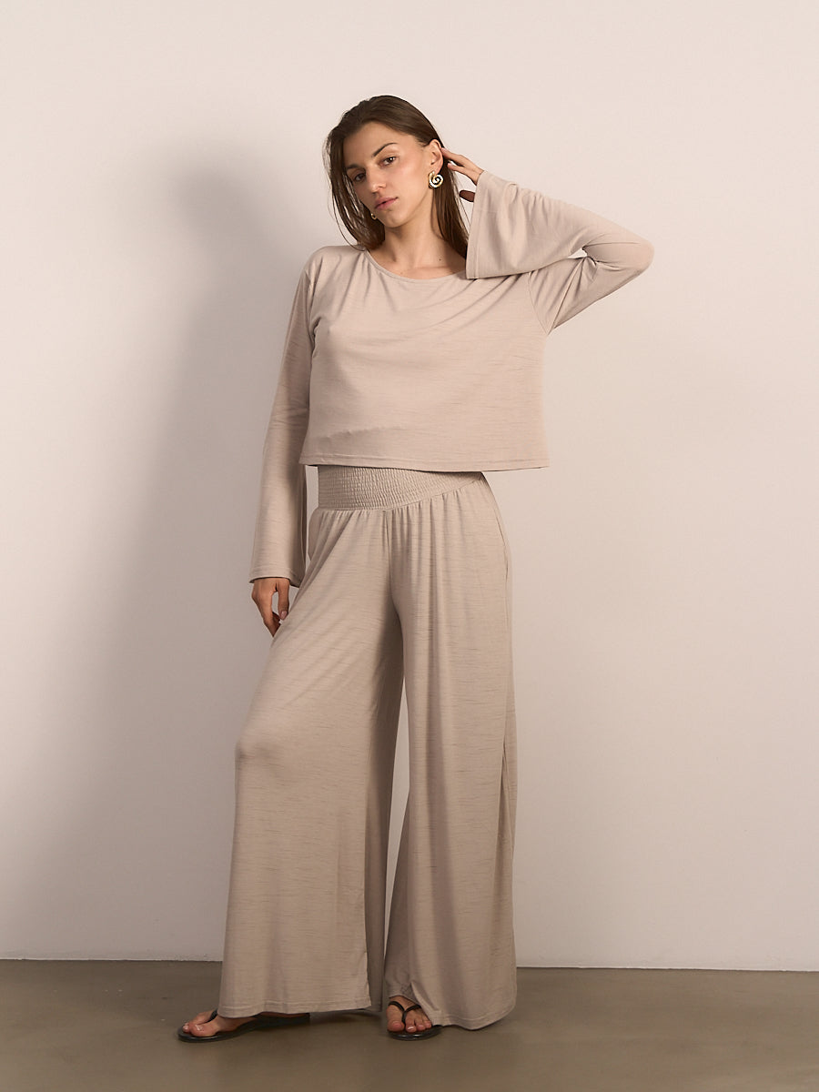 Longsleeve Melbourne Taupe
