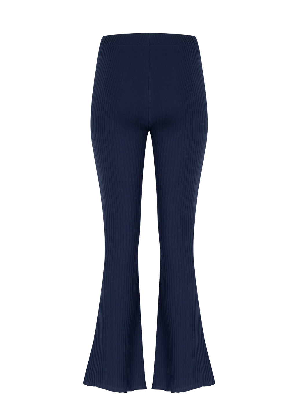 Flare Ribbed Navy
