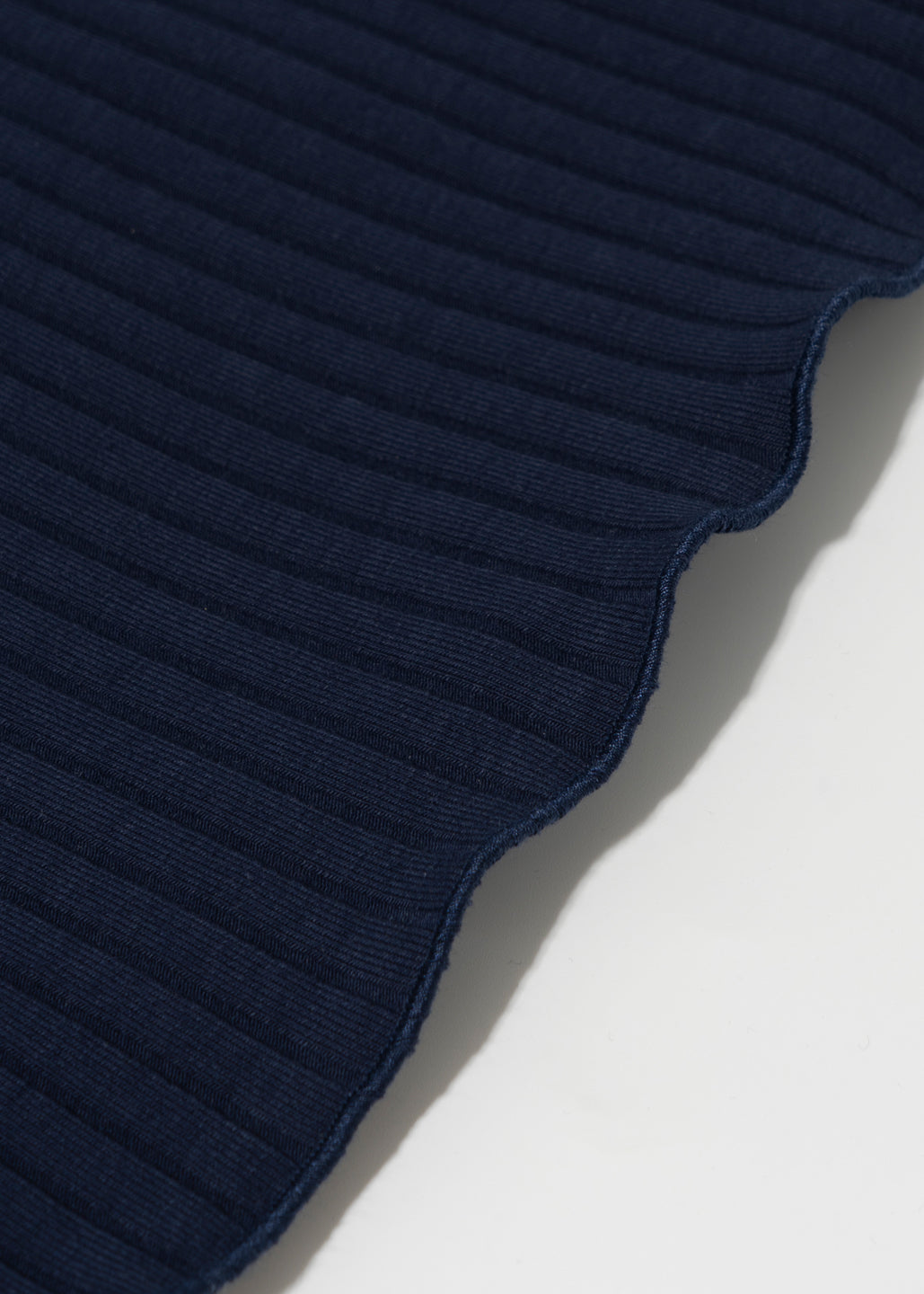 Flare Ribbed Navy