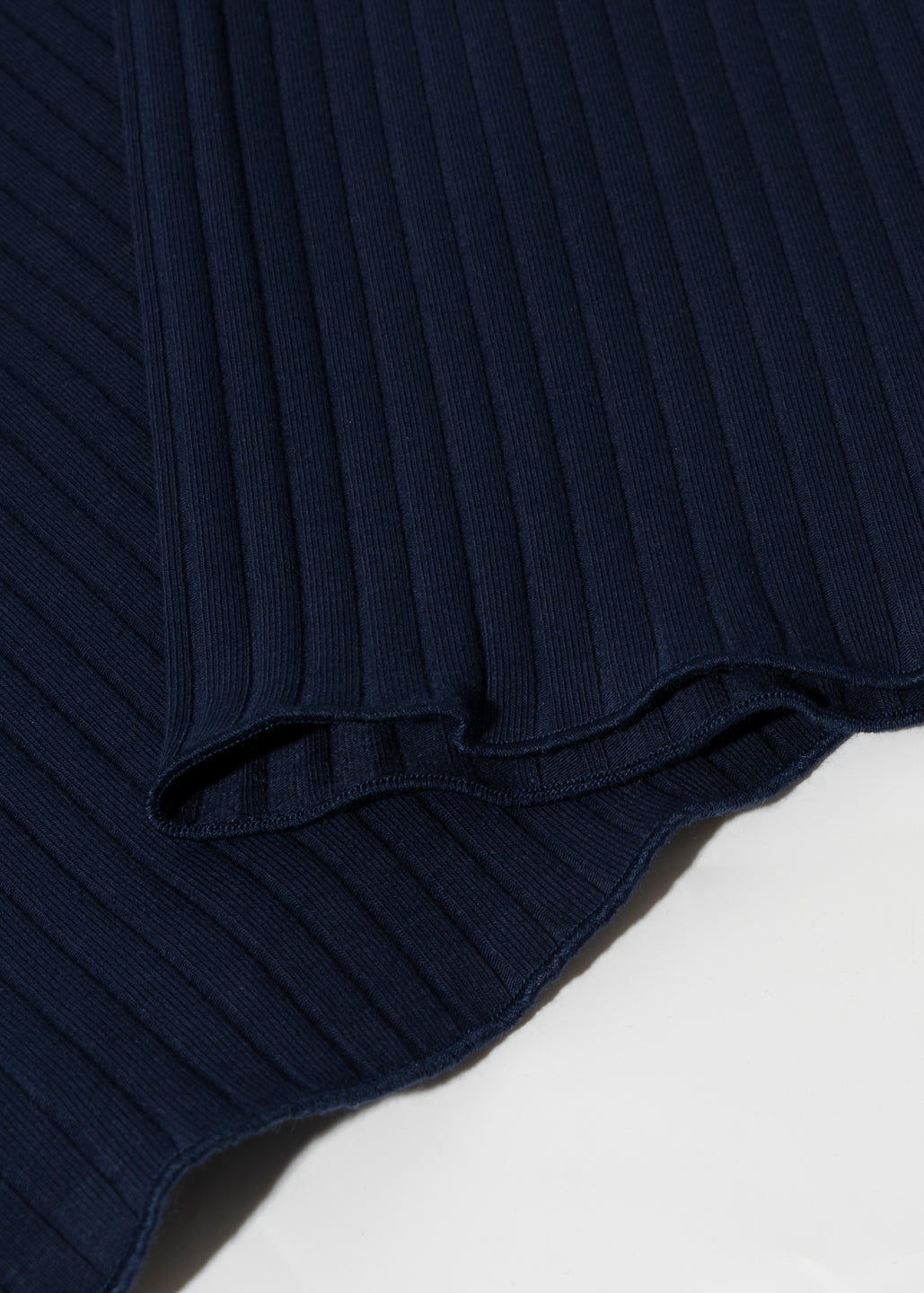 Flare Ribbed Navy