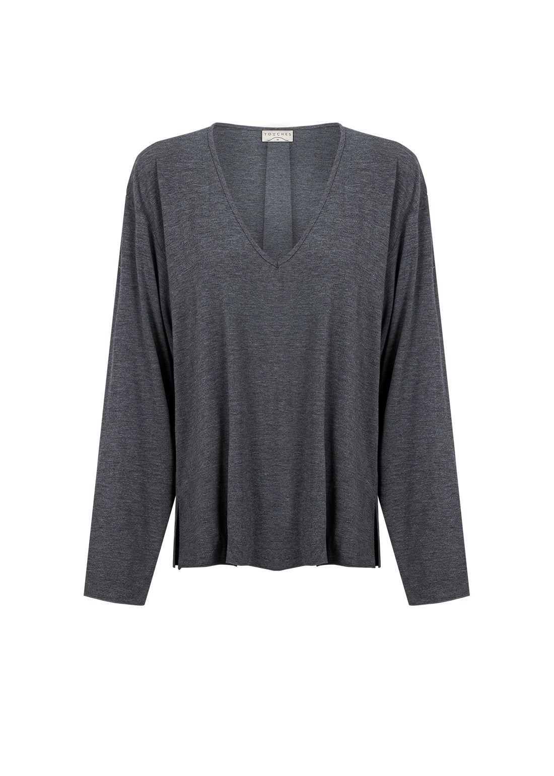 Longsleeve Mère Bamboo Melange Grey