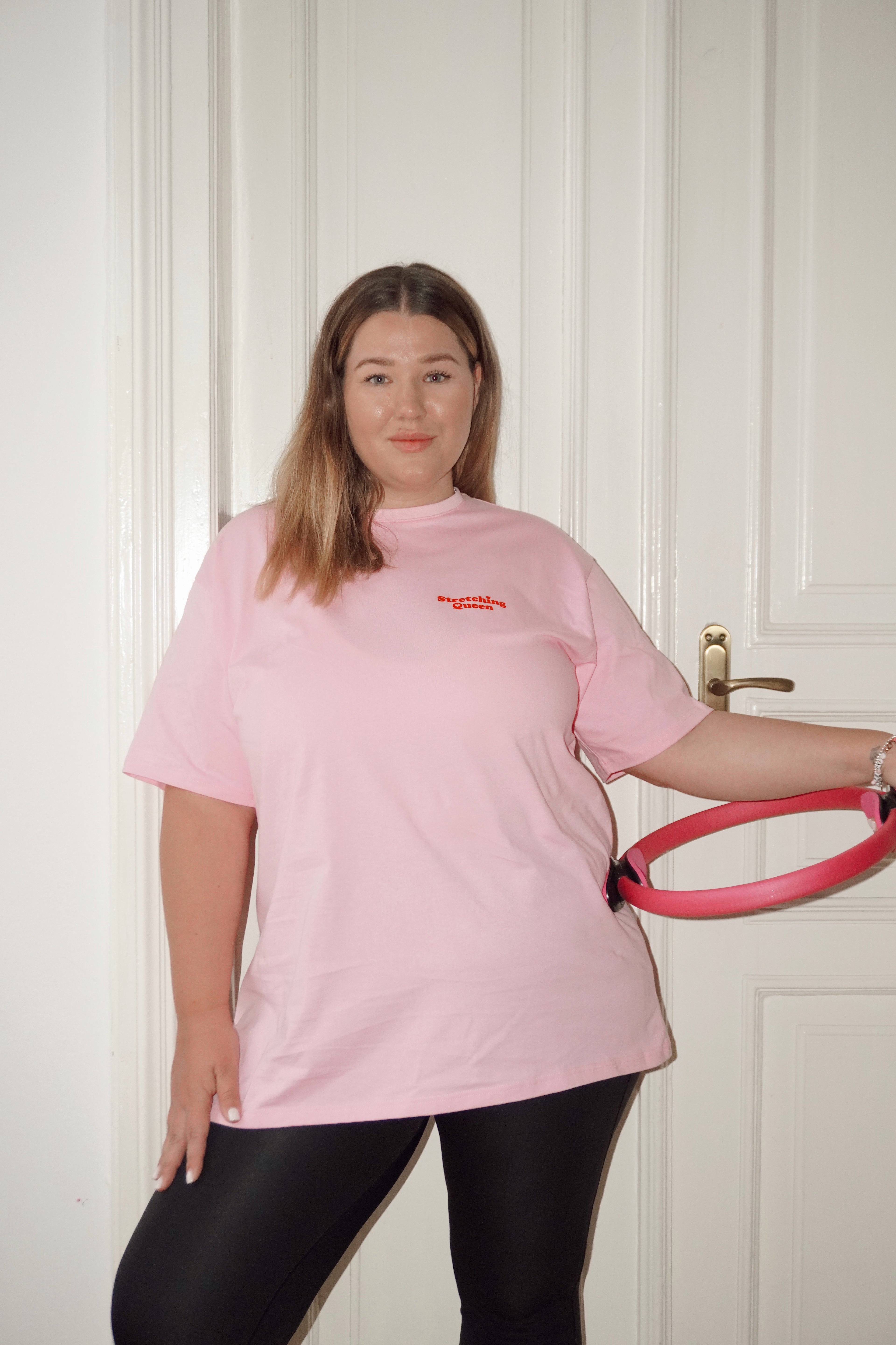 T-shirt Stretching Queen Pink
