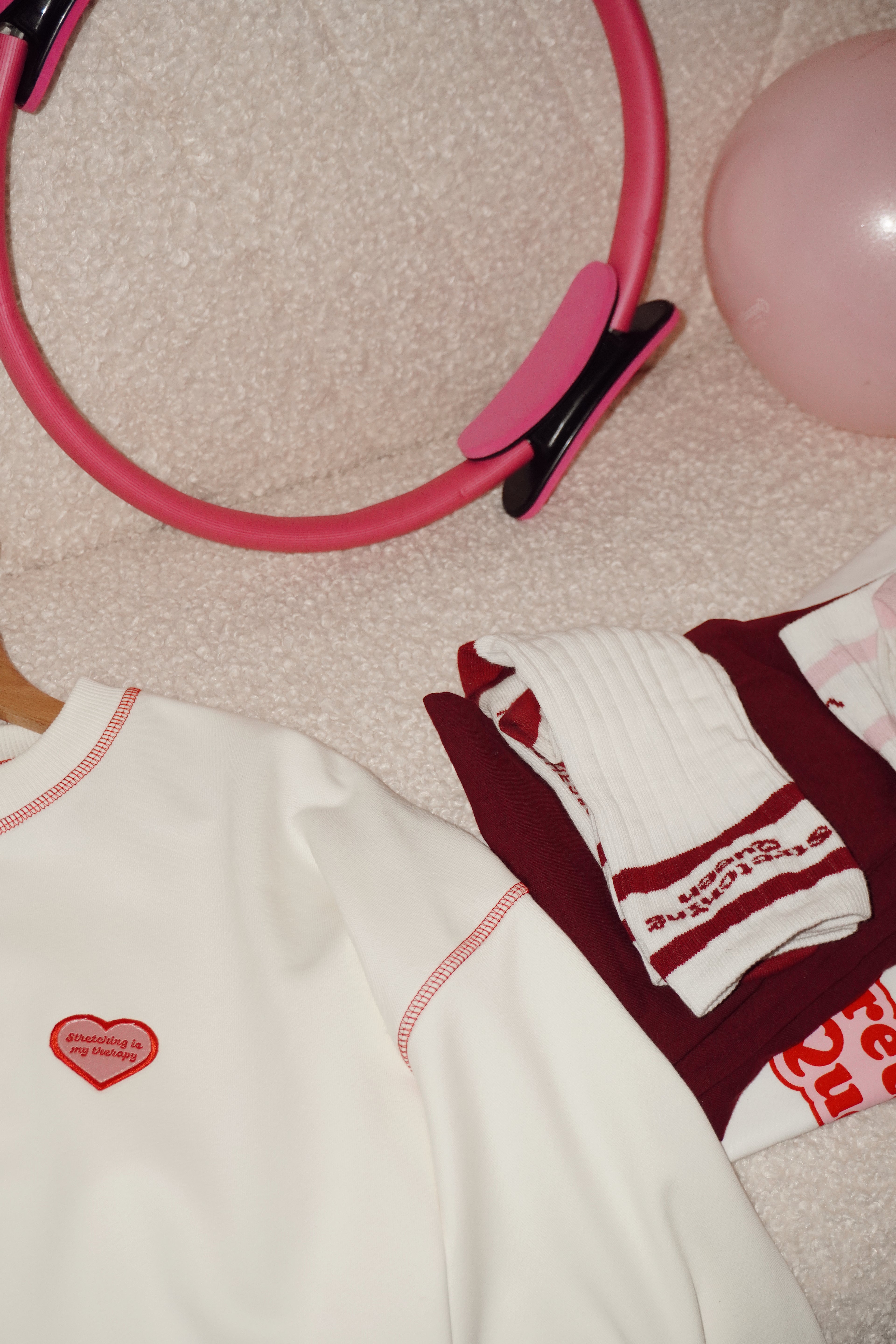 Skarpety Stretching Burgundy