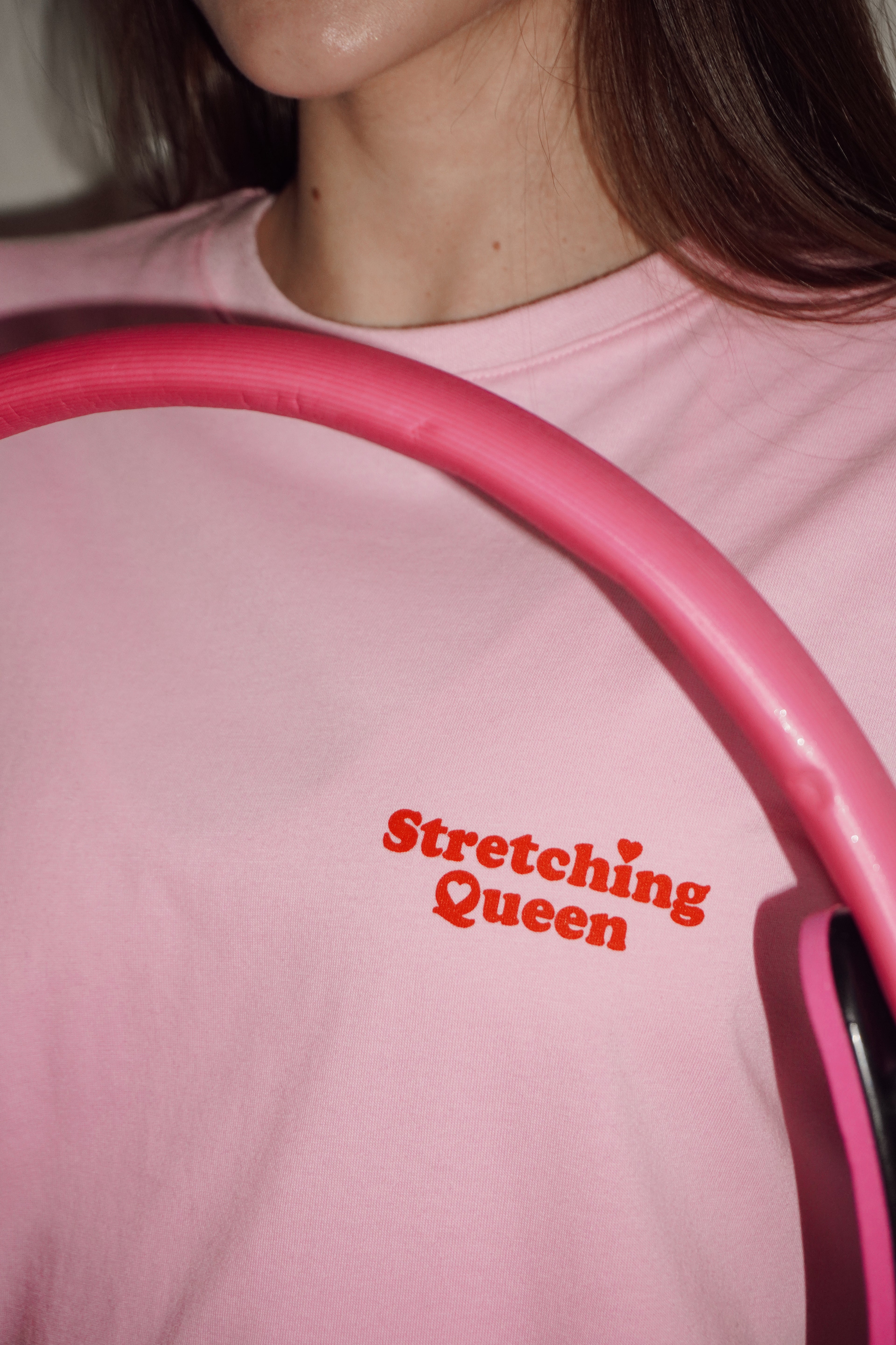 T-shirt Stretching Queen Pink