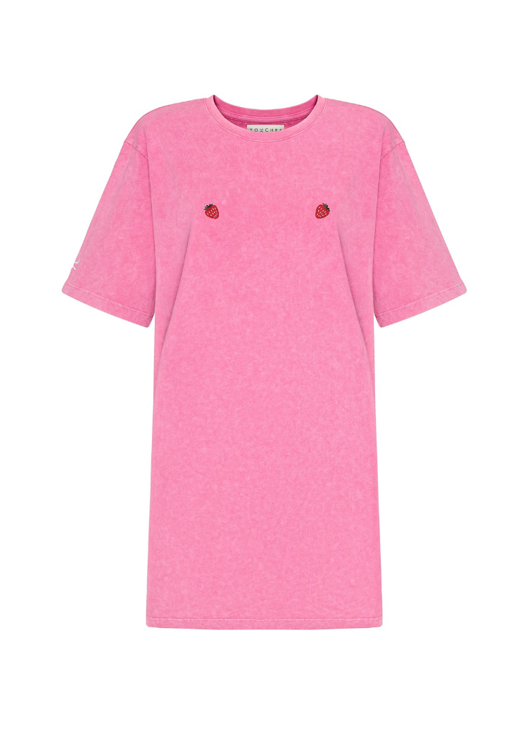 T-shirt Washed Strawberry