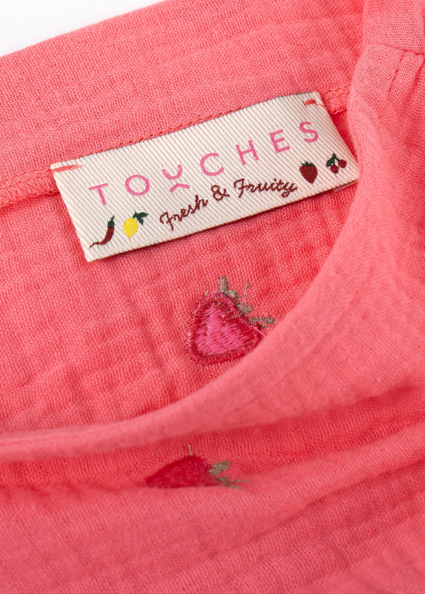 Top Wiązany Strawberry Pink