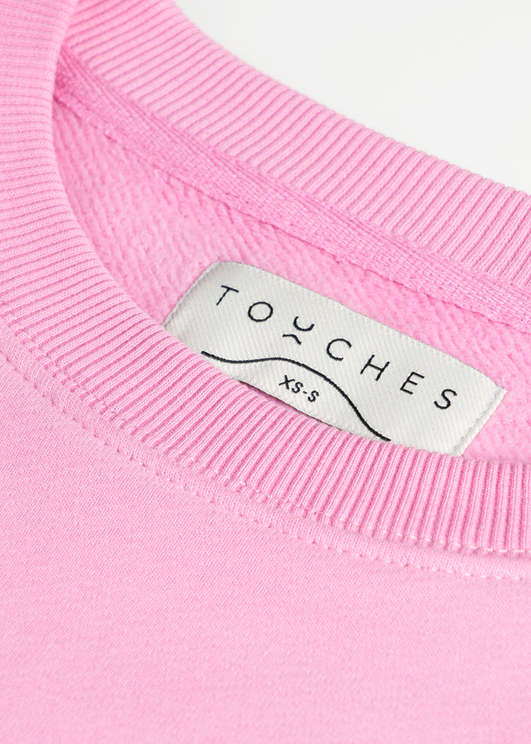 Crewneck Touches Pink Kids