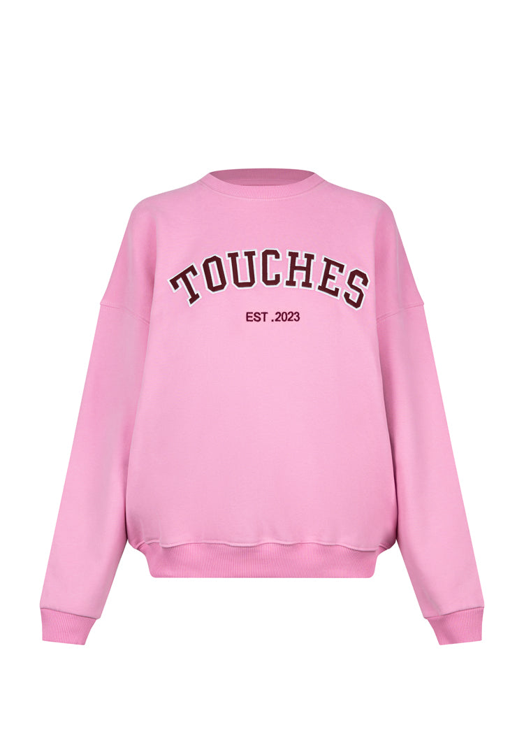 Crewneck Touches Pink