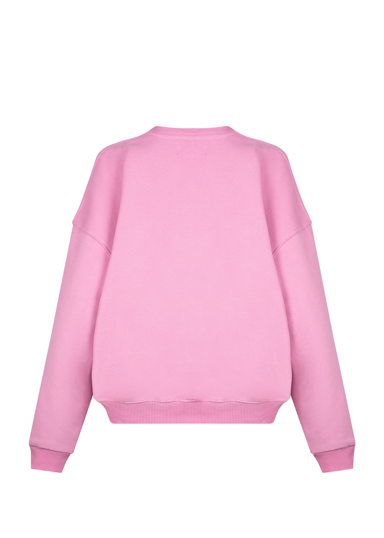 Crewneck Touches Pink