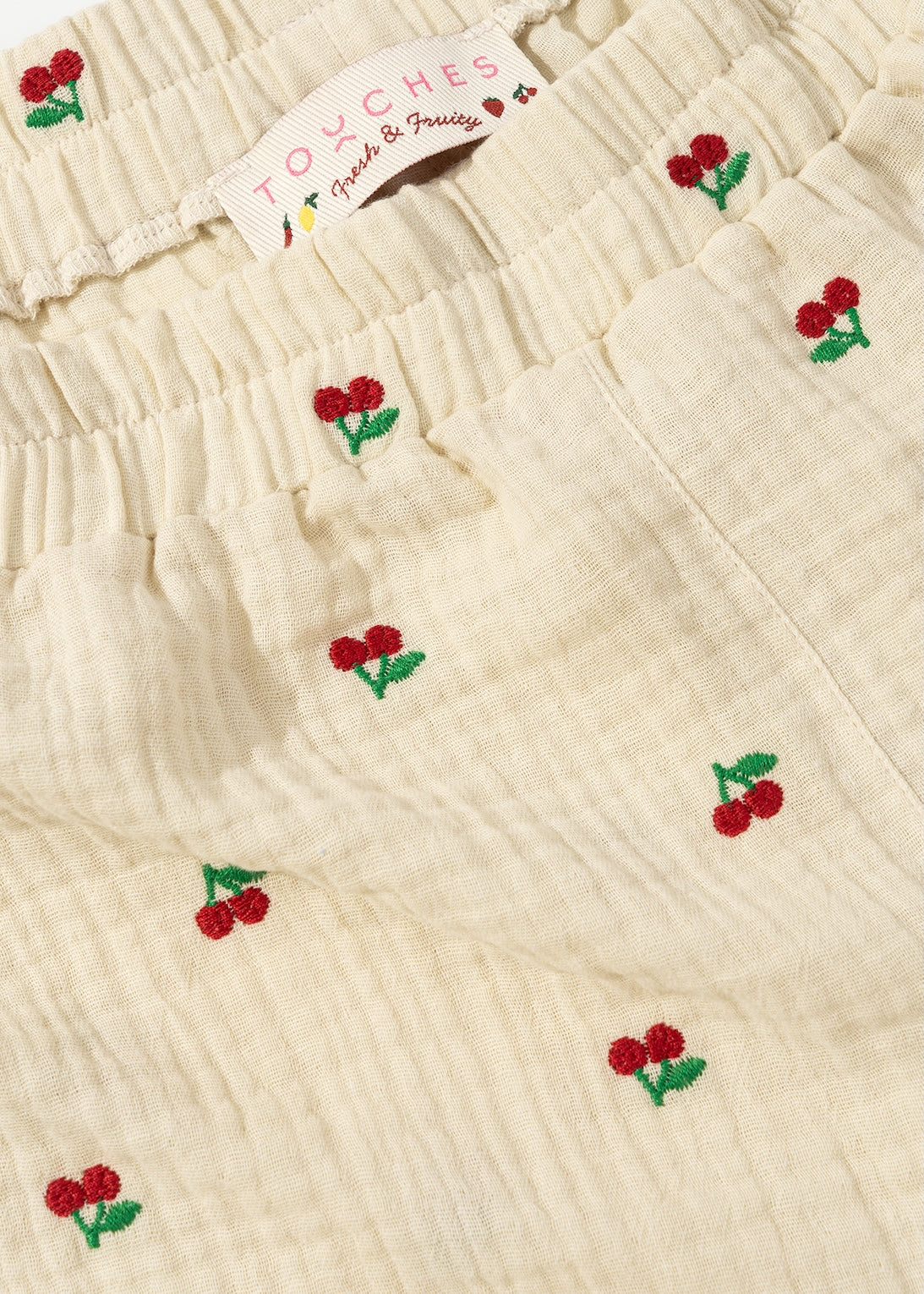 Spodnie z falbaną Cherry Beige