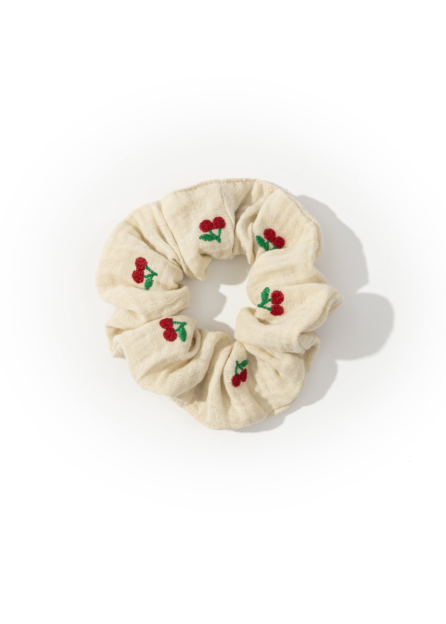 Scrunchy Cherry Beige