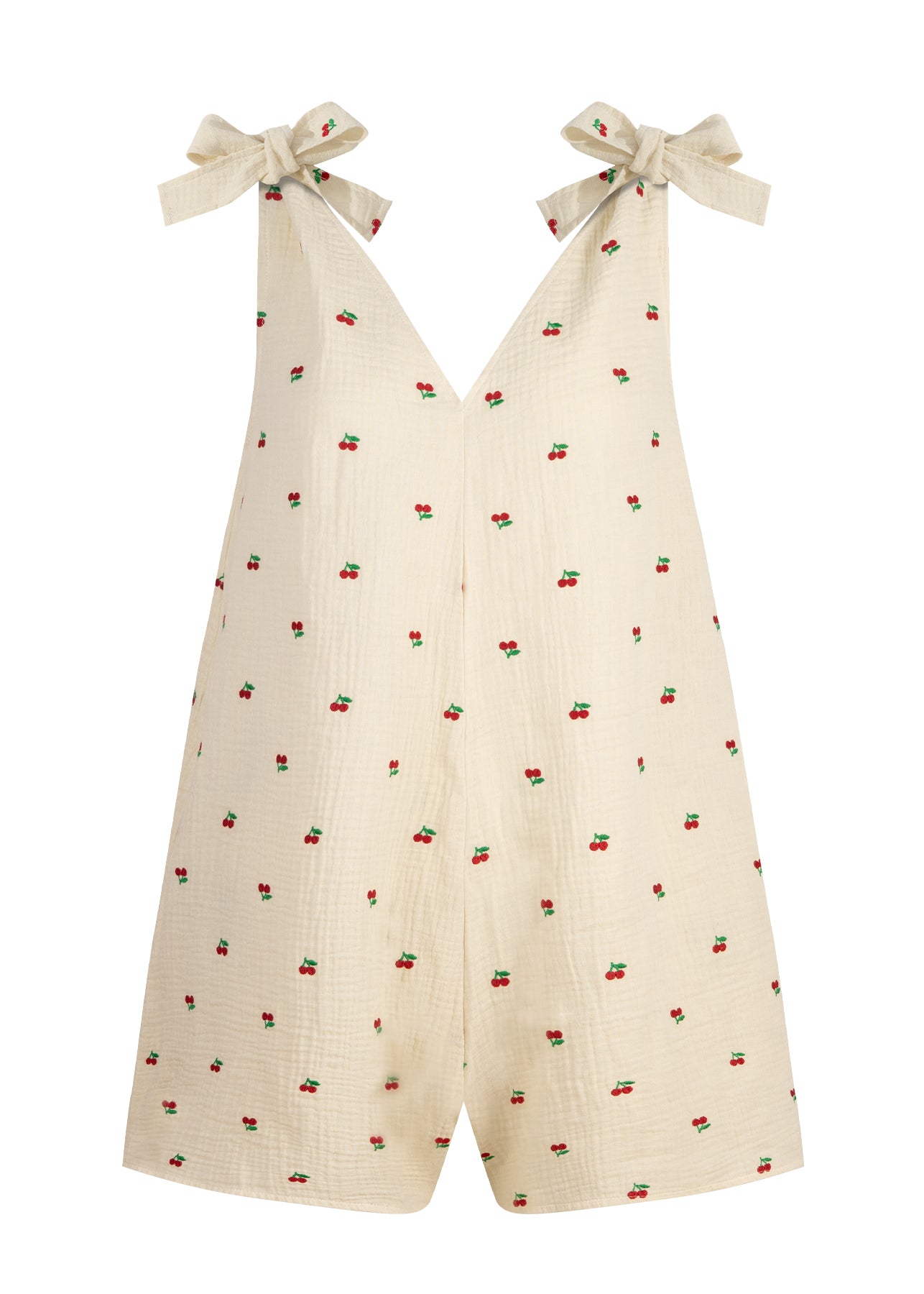 Kombinezon V-Neck Cherry Beige