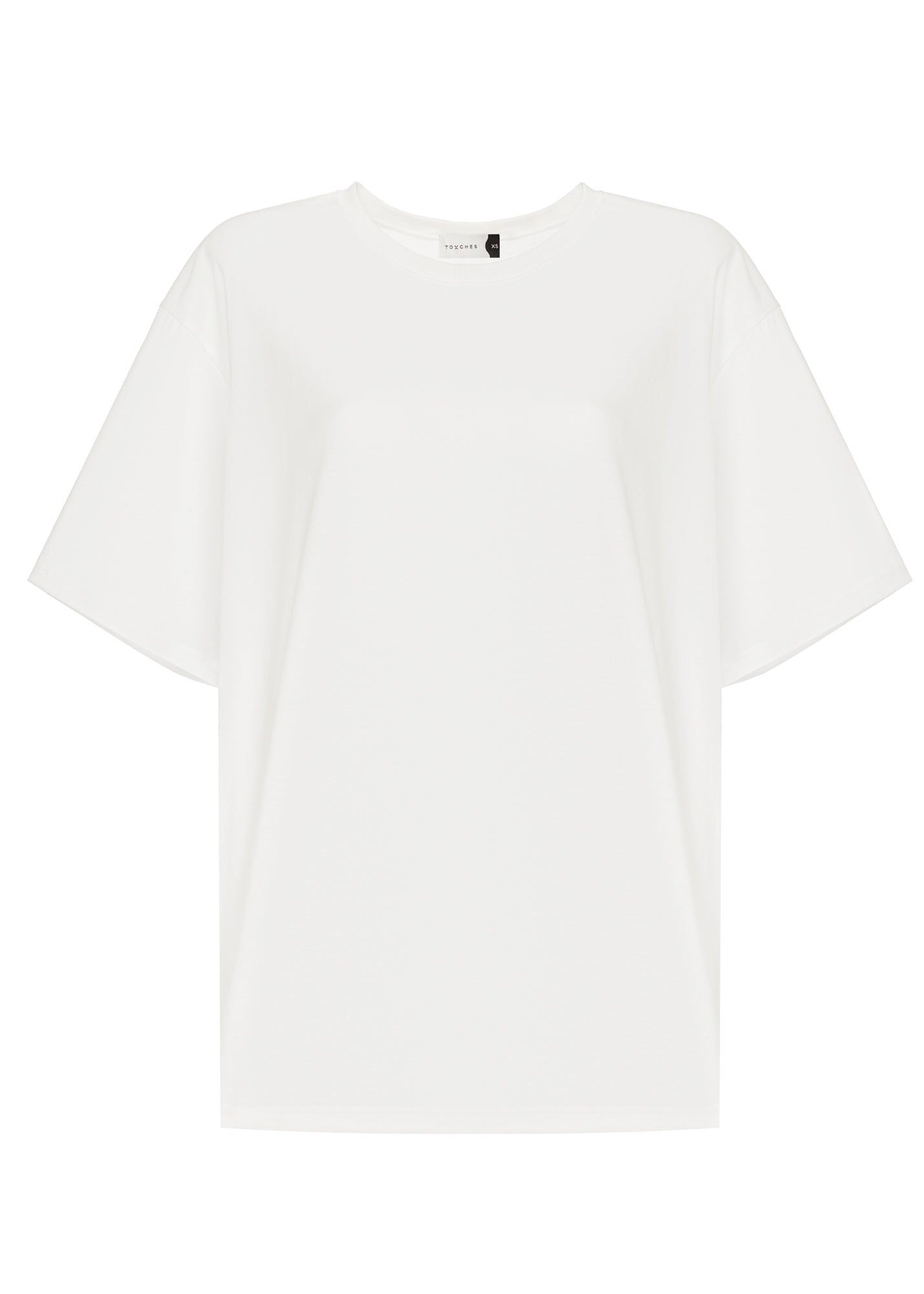 White plain tee discount