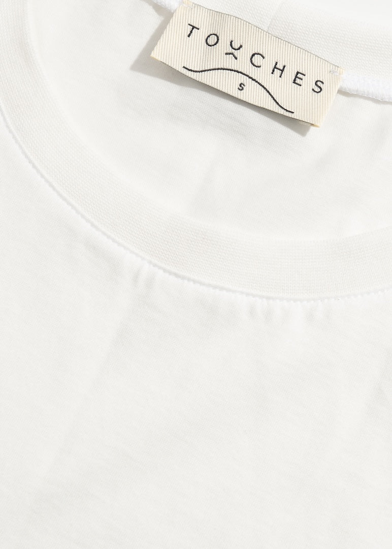 T-shirt Boxy Off White