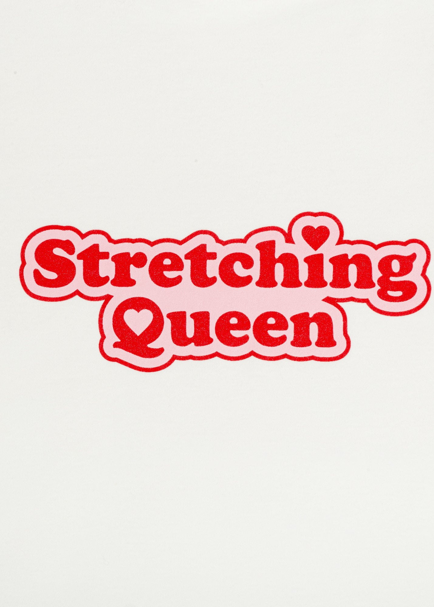T-shirt Stretching Queen White