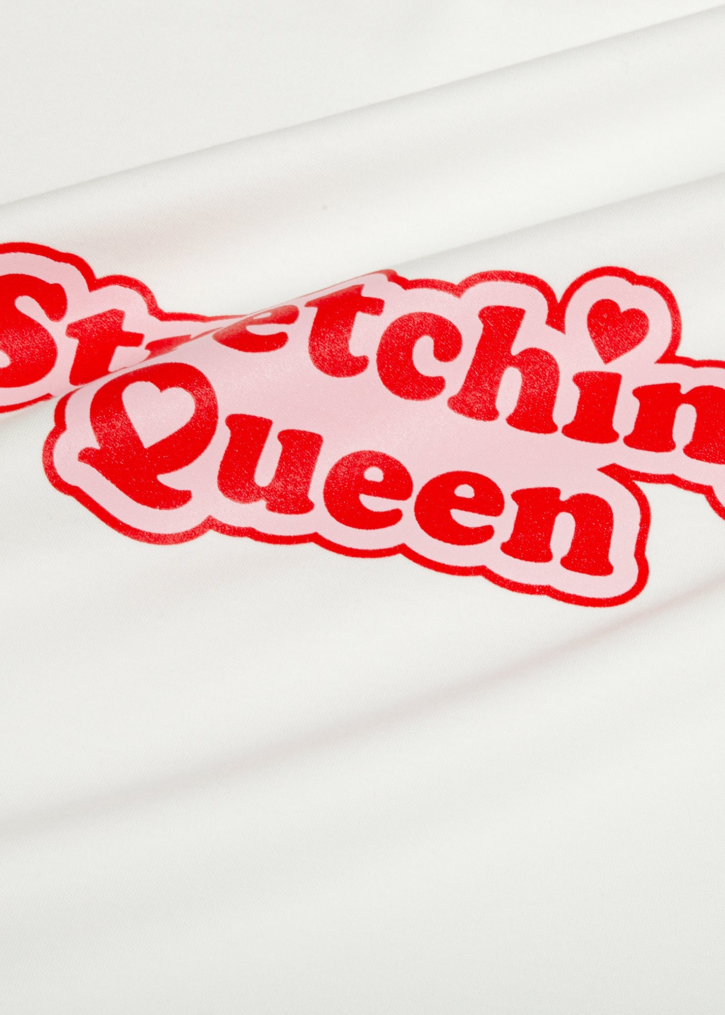 T-shirt Stretching Queen White