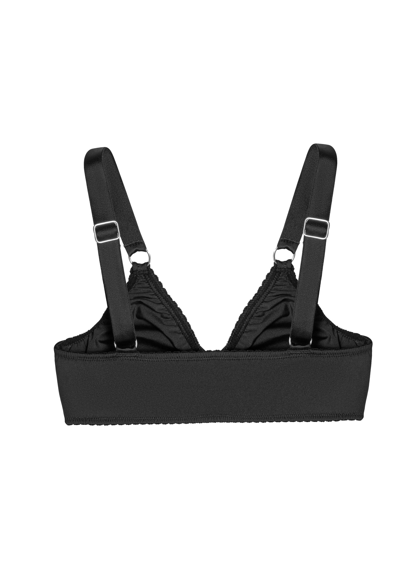 Stanik Soft Black Cotton