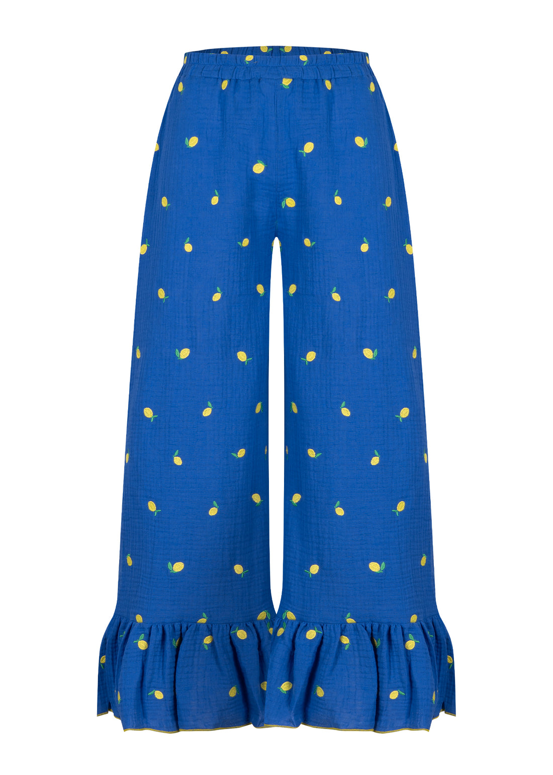 Spodnie z falbaną Lemon