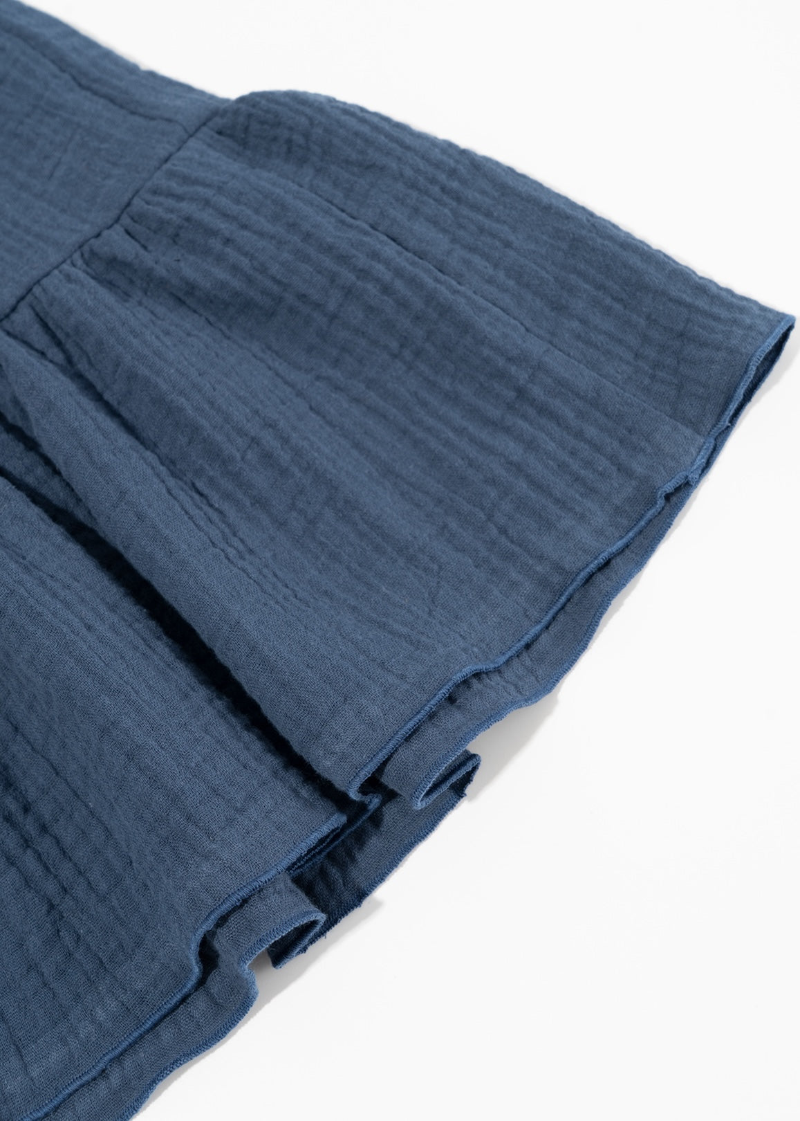 Spodnie z falbaną Navy