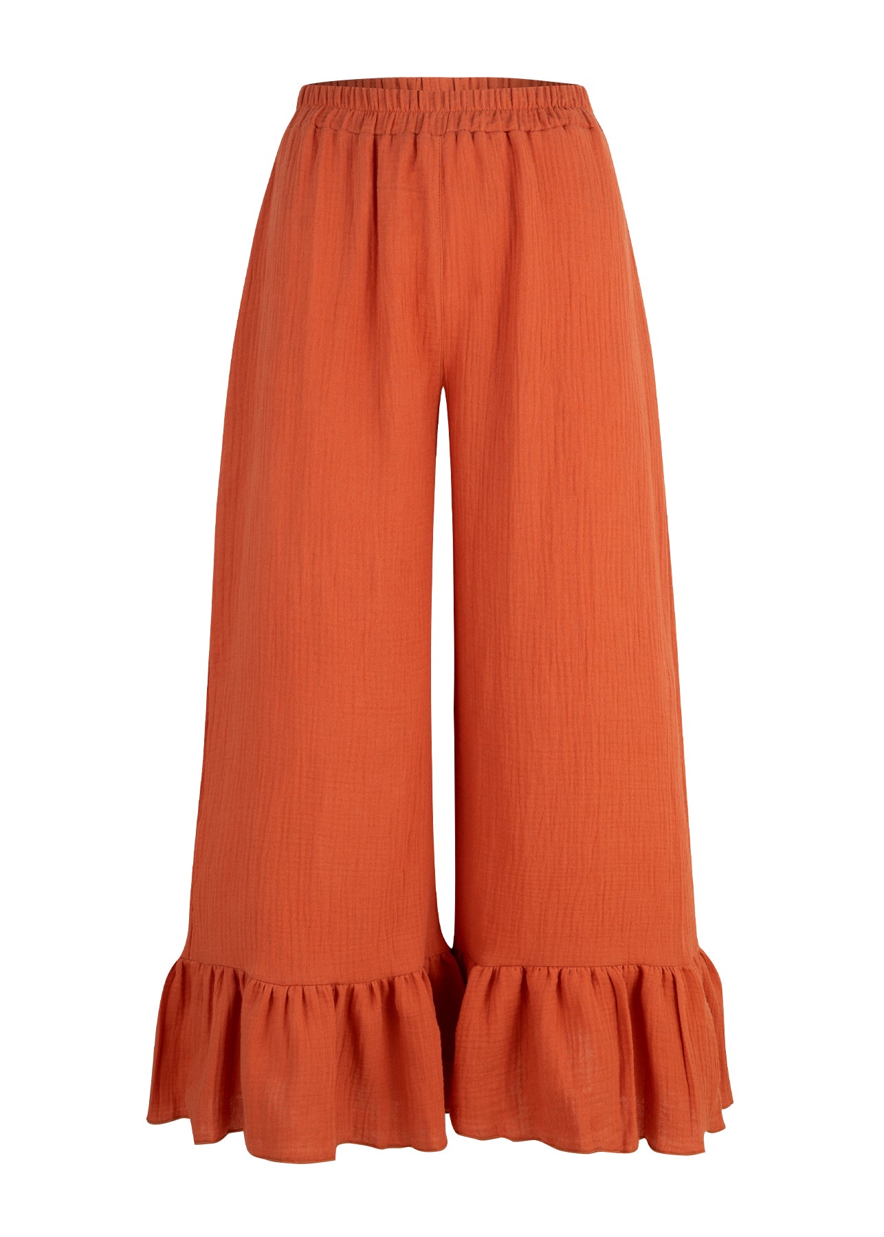 Spodnie z falbaną Orange