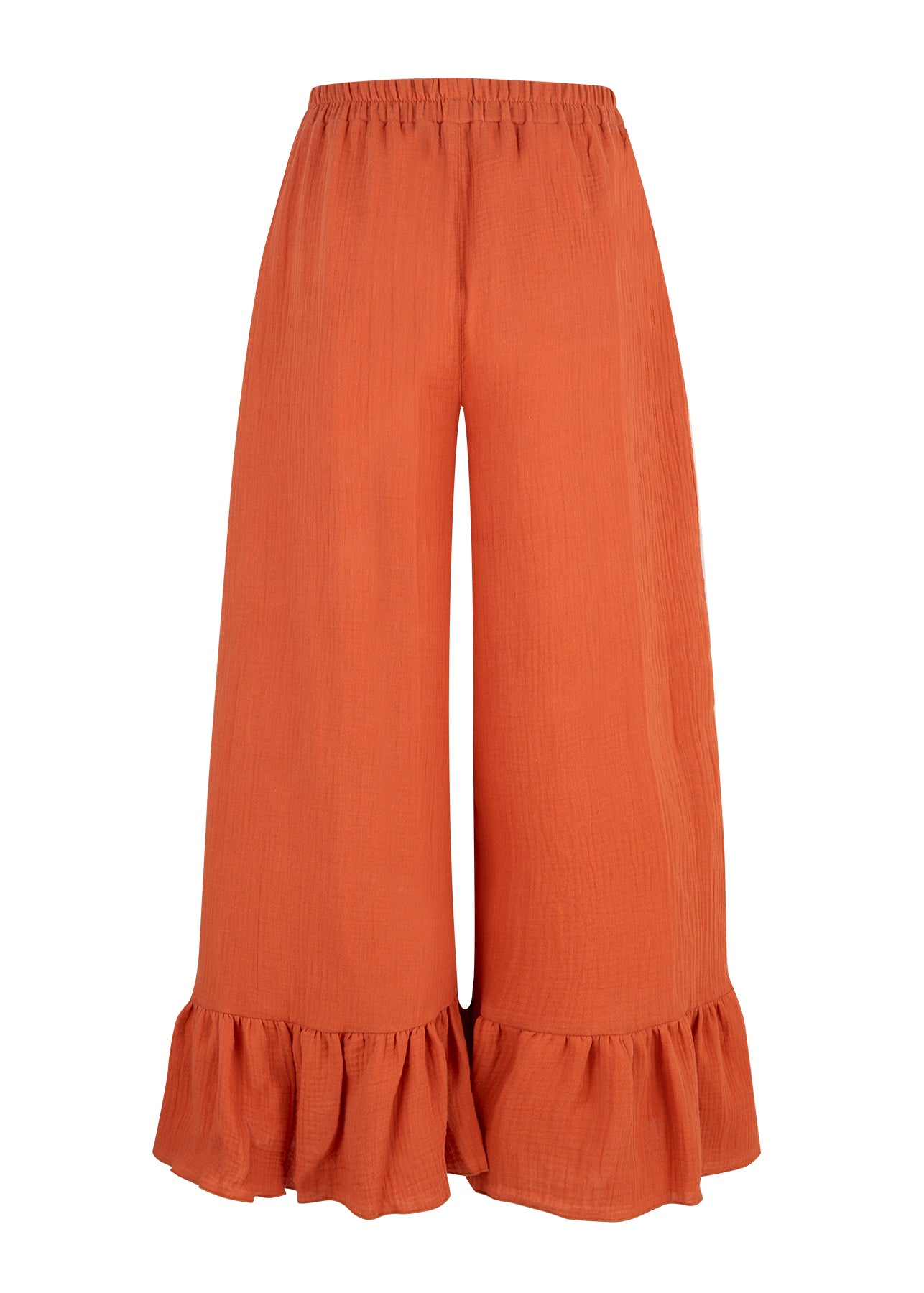 Spodnie z falbaną Orange